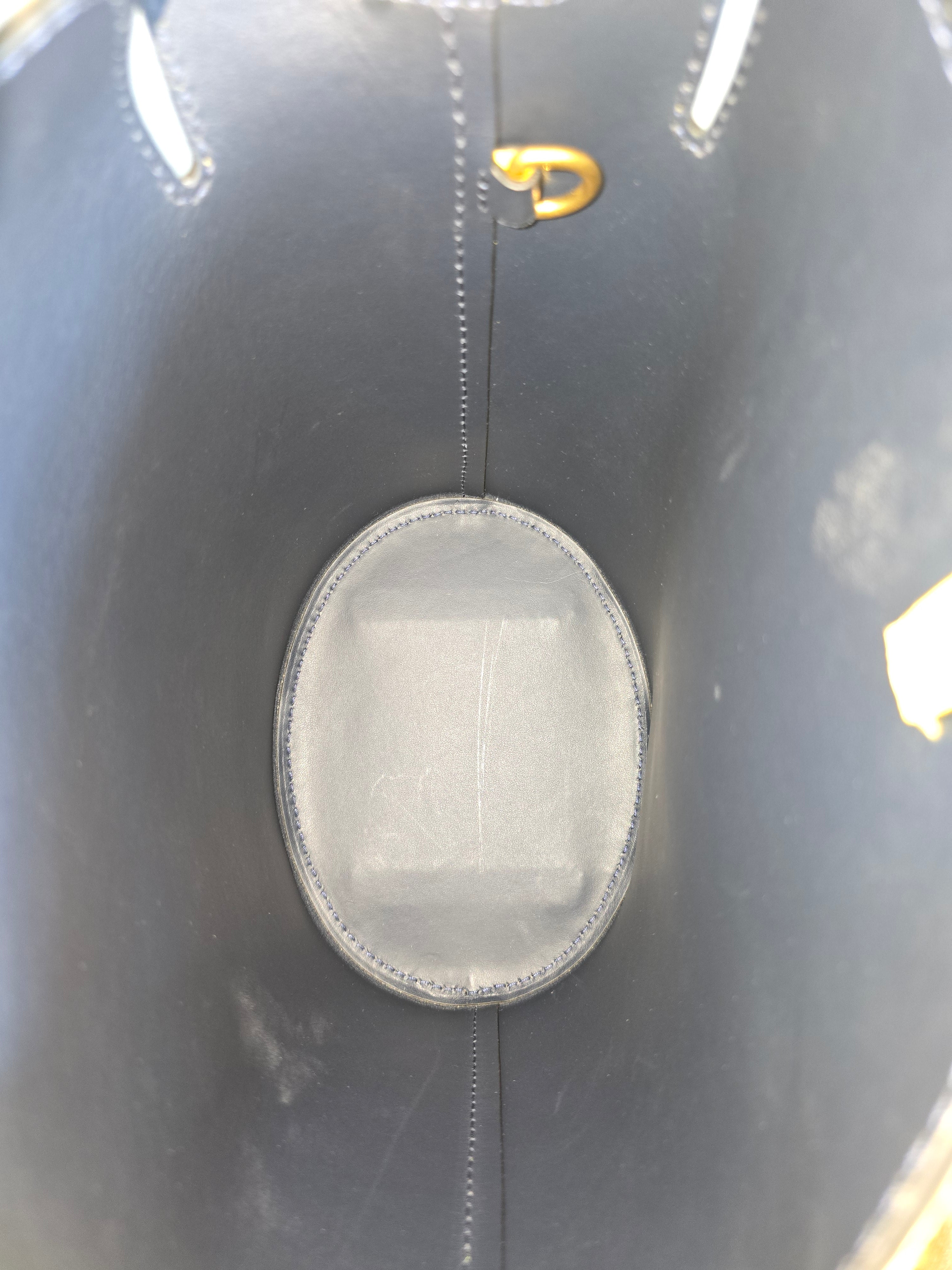 Burberry Small Leather Bucket Bag Yellow Gold Hardware