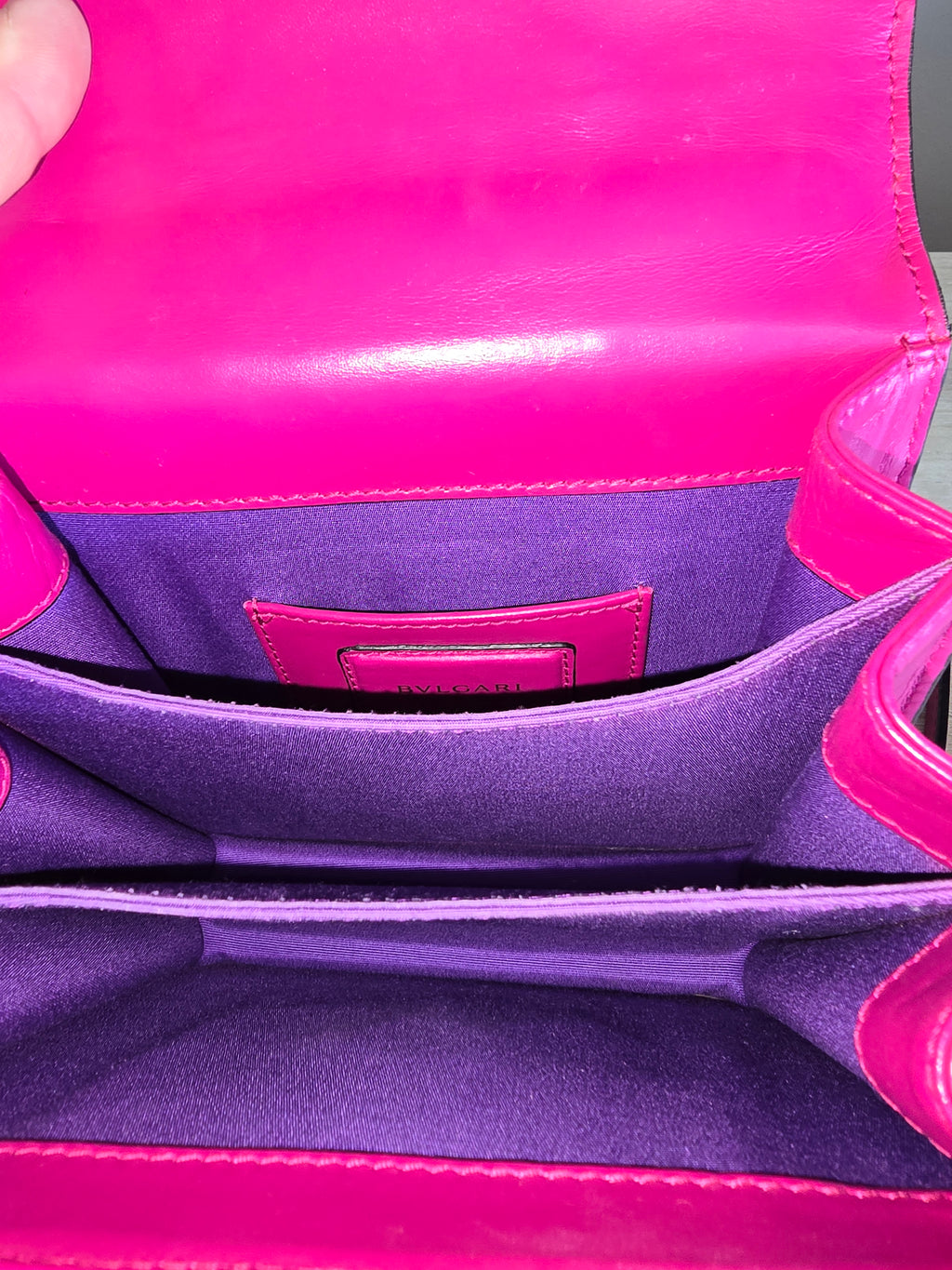 Bvlgari Serpenti Forever Small Top Handle Bag Pink Leather Gold Hardware