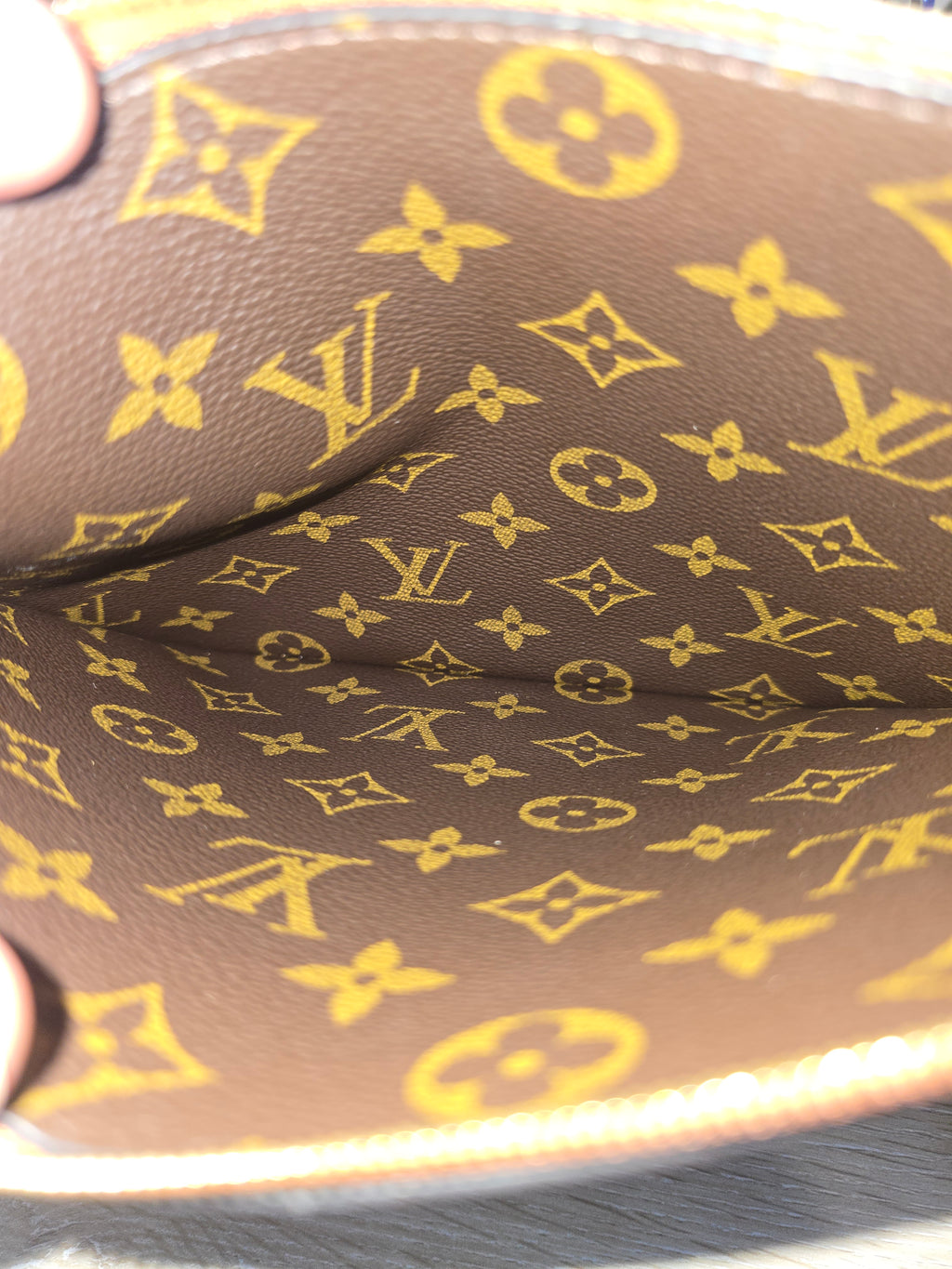 Louis Vuitton Neverfull Inside Out MM Pouch Tan Calfskin