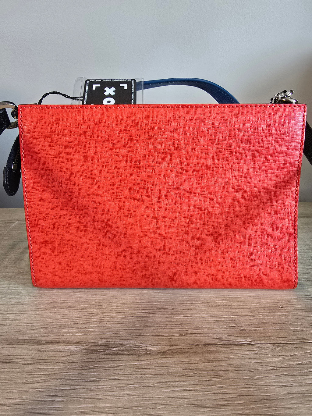 Fendi Monster Multicolor Top Handle Crossbody Bag Orange Blue Pink Silver Hardware
