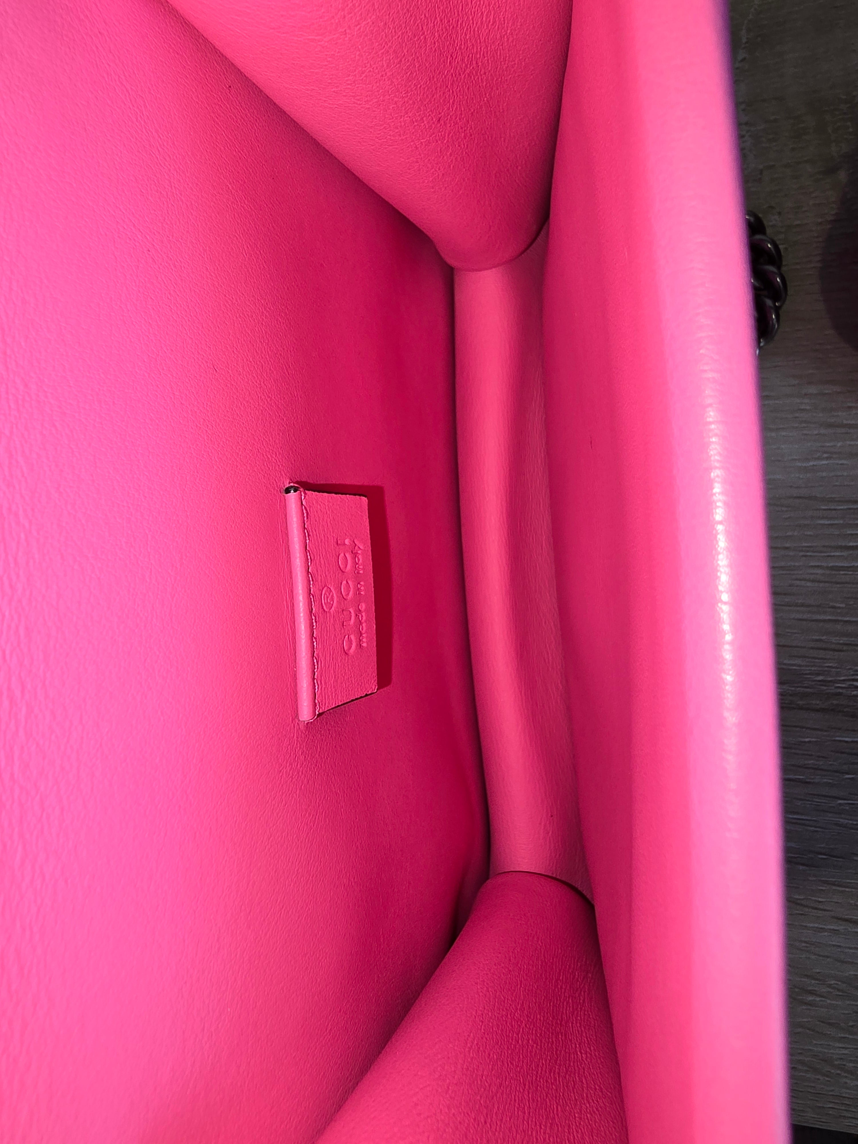 Gucci Dionysus Small Suede Shoulder Bag Pink Silver Hardware
