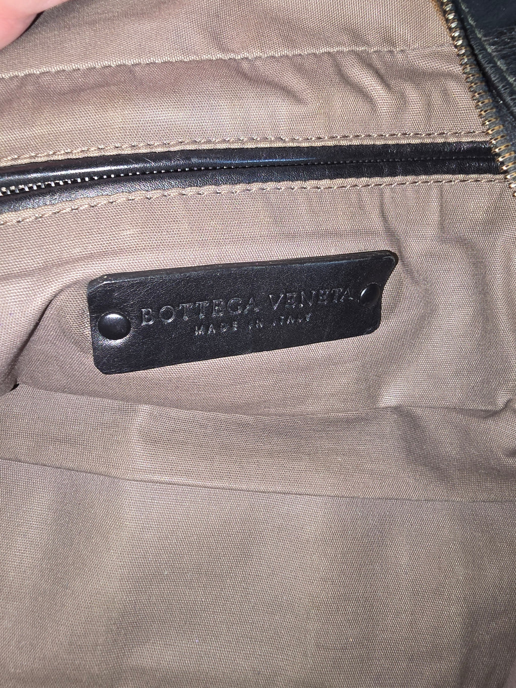 Bottega Veneta Intrecciato Woven Leather Toiletry Bag Black Silver Hardware