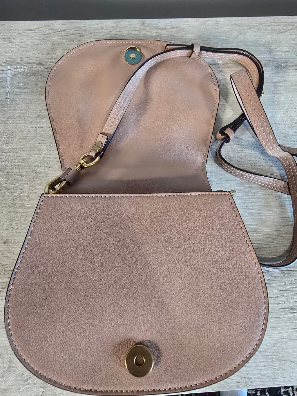 Chloé Small Nile Bracelet Bag Pink Leather Suede Gold Hardware