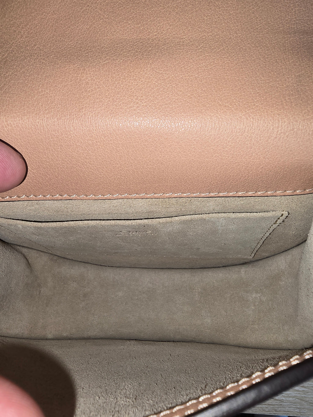 Chloé Small Nile Bracelet Bag Pink Leather Suede Gold Hardware