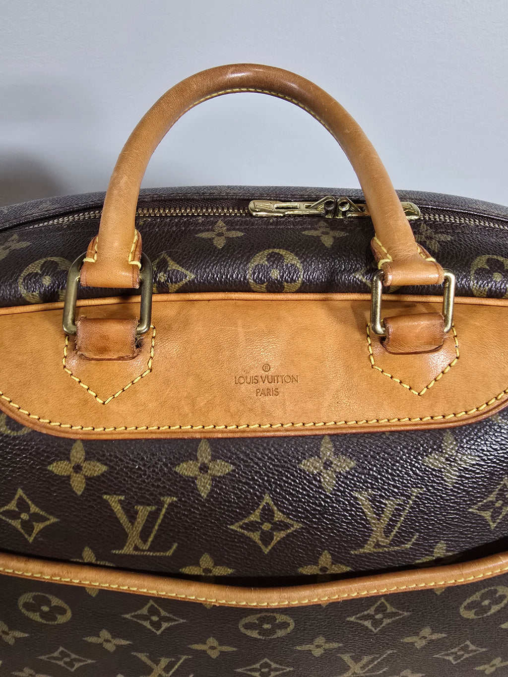 Louis Vuitton Deauville Monogram Canvas Tote Bag