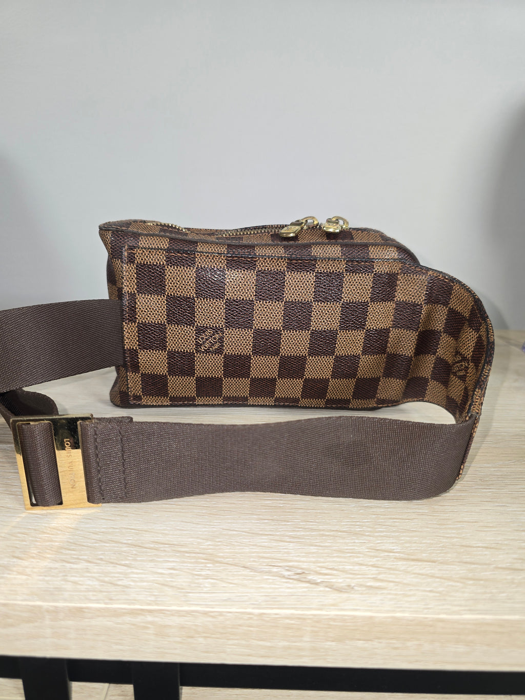 Louis Vuitton Geronimos Belt Bag Damier Ebene Canvas