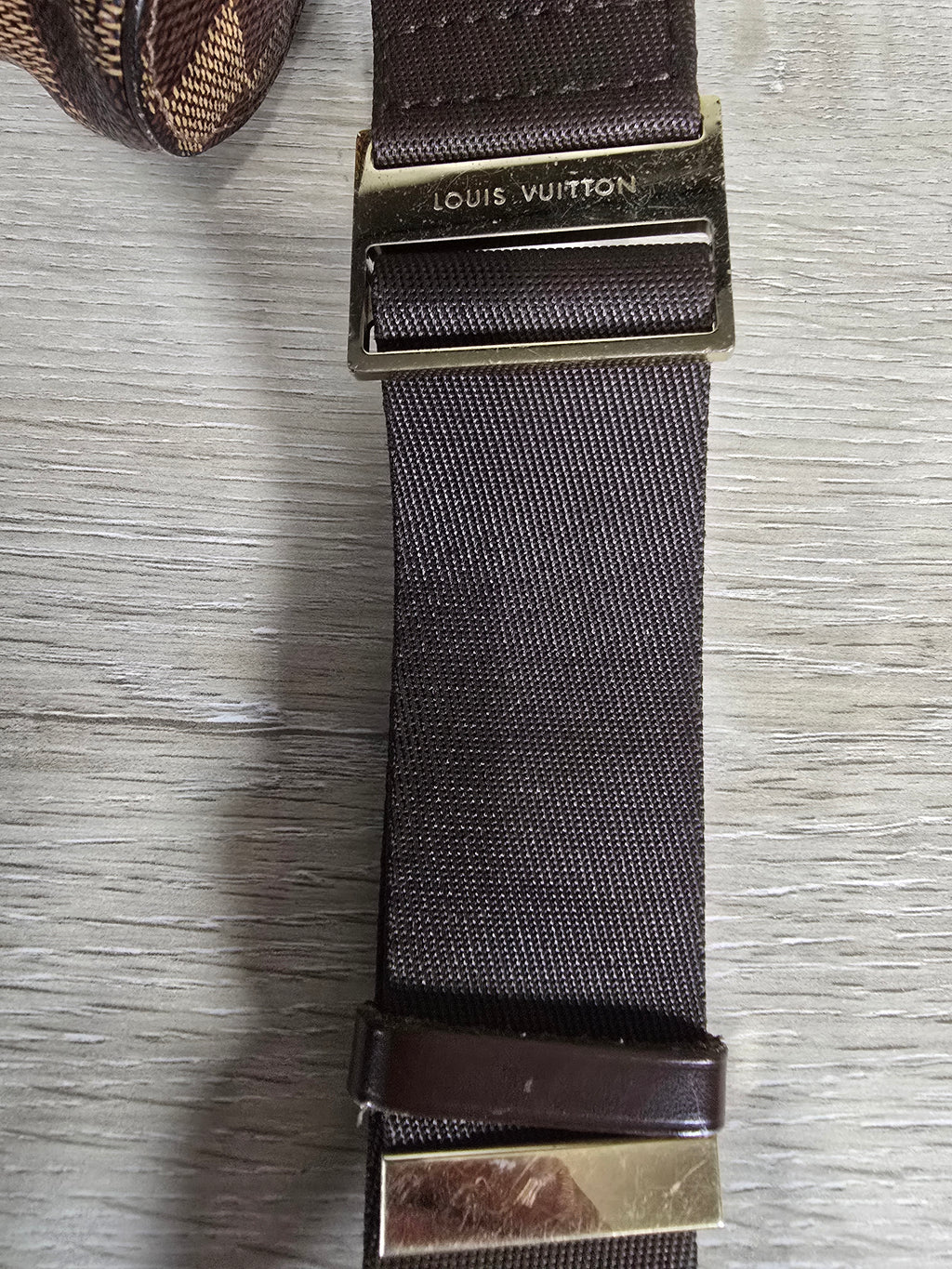 Louis Vuitton Geronimos Belt Bag Damier Ebene Canvas