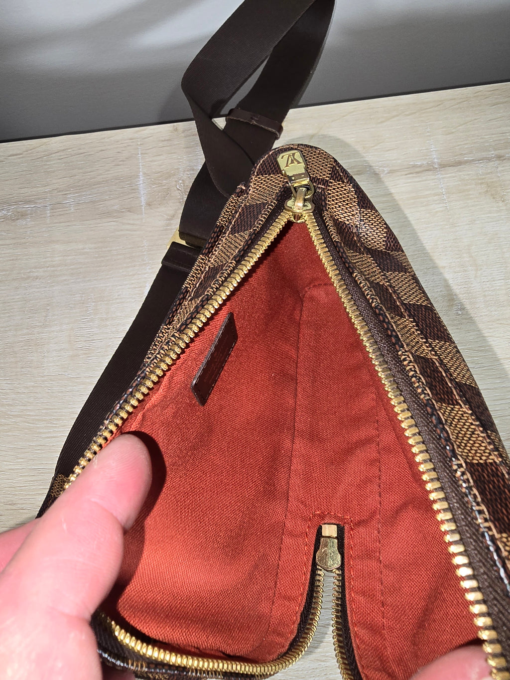 Louis Vuitton Geronimos Belt Bag Damier Ebene Canvas