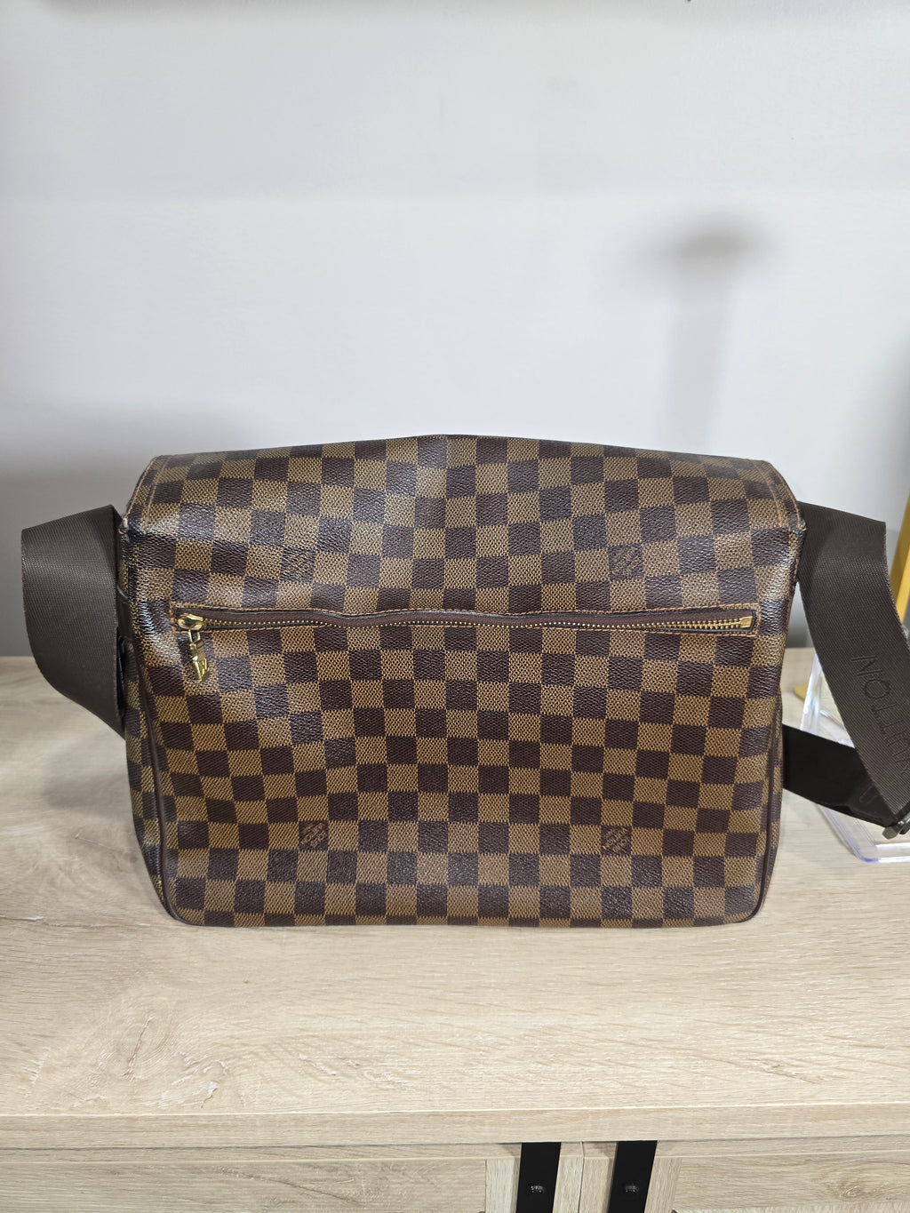 Louis Vuitton Melville Messenger Bag Damier Ebene Canvas