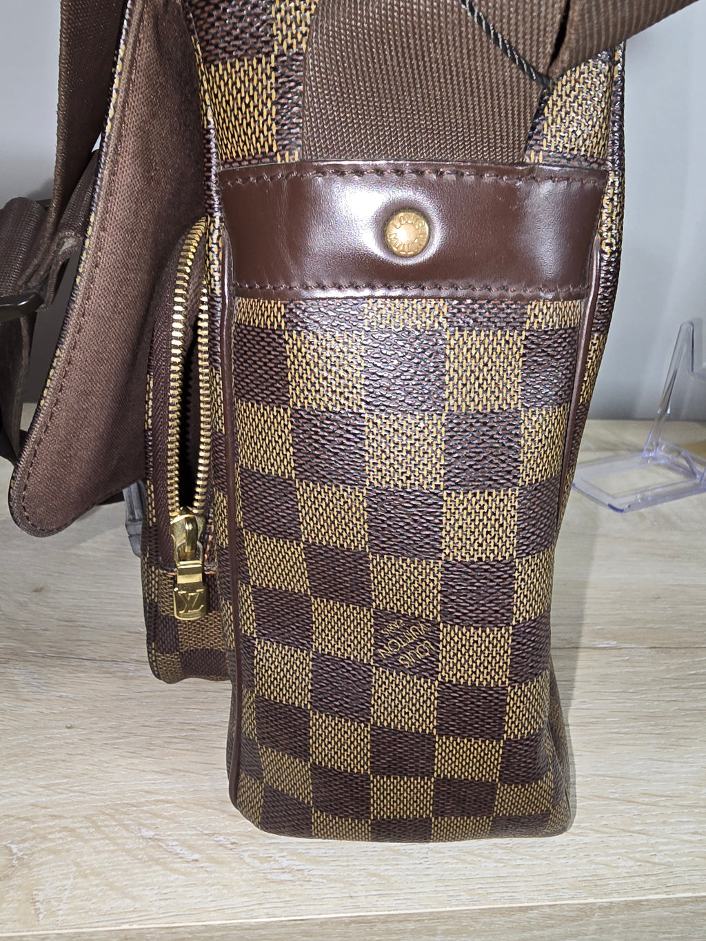 Louis Vuitton Melville Messenger Bag Damier Ebene Canvas