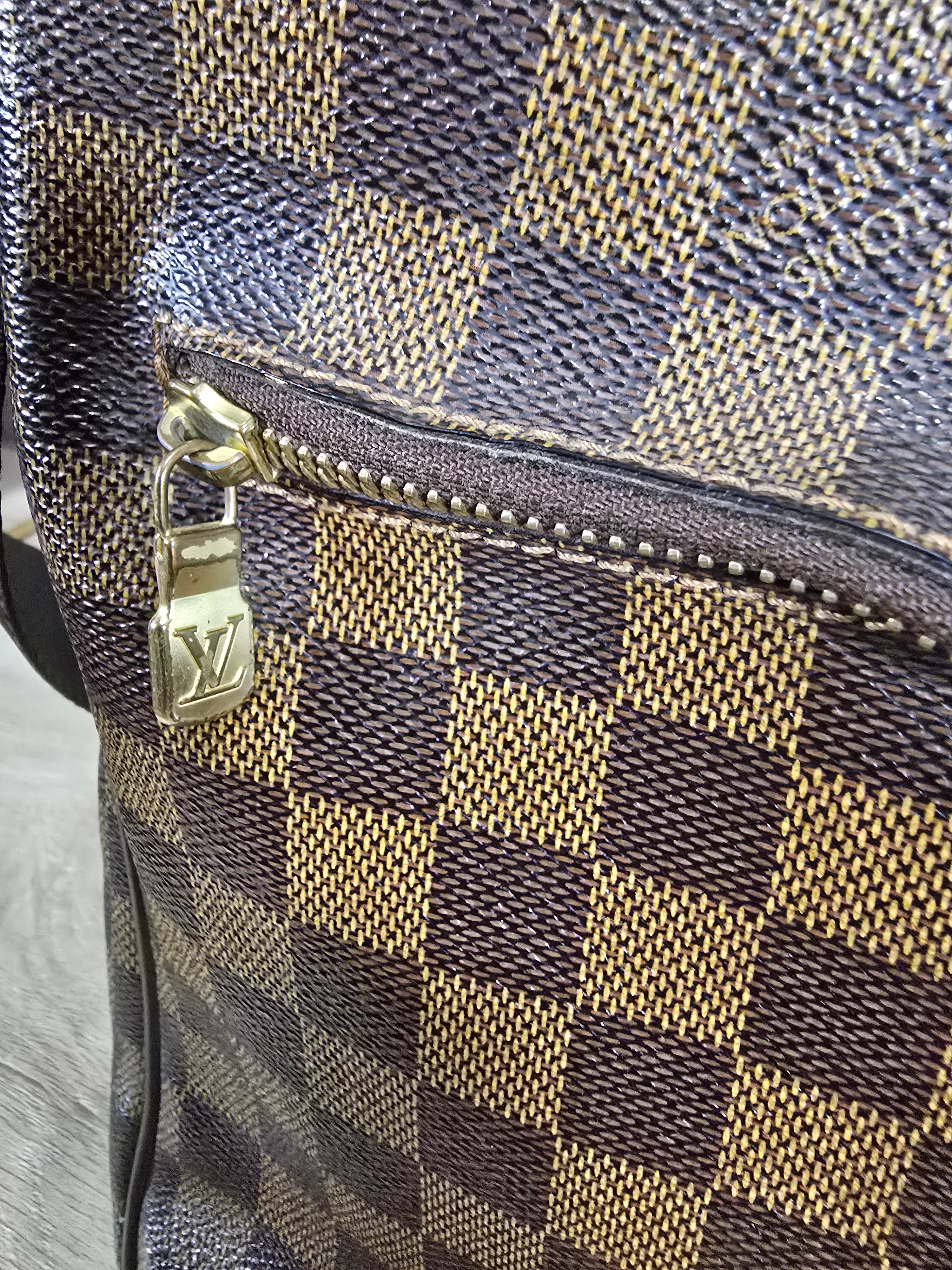 Louis Vuitton Melville Messenger Bag Damier Ebene Canvas