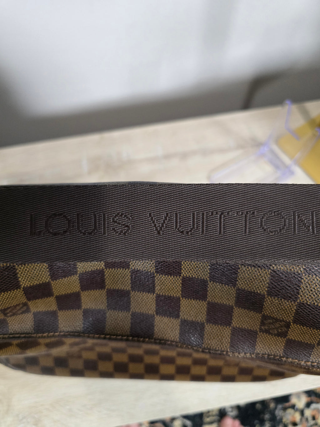 Louis Vuitton Melville Messenger Bag Damier Ebene Canvas
