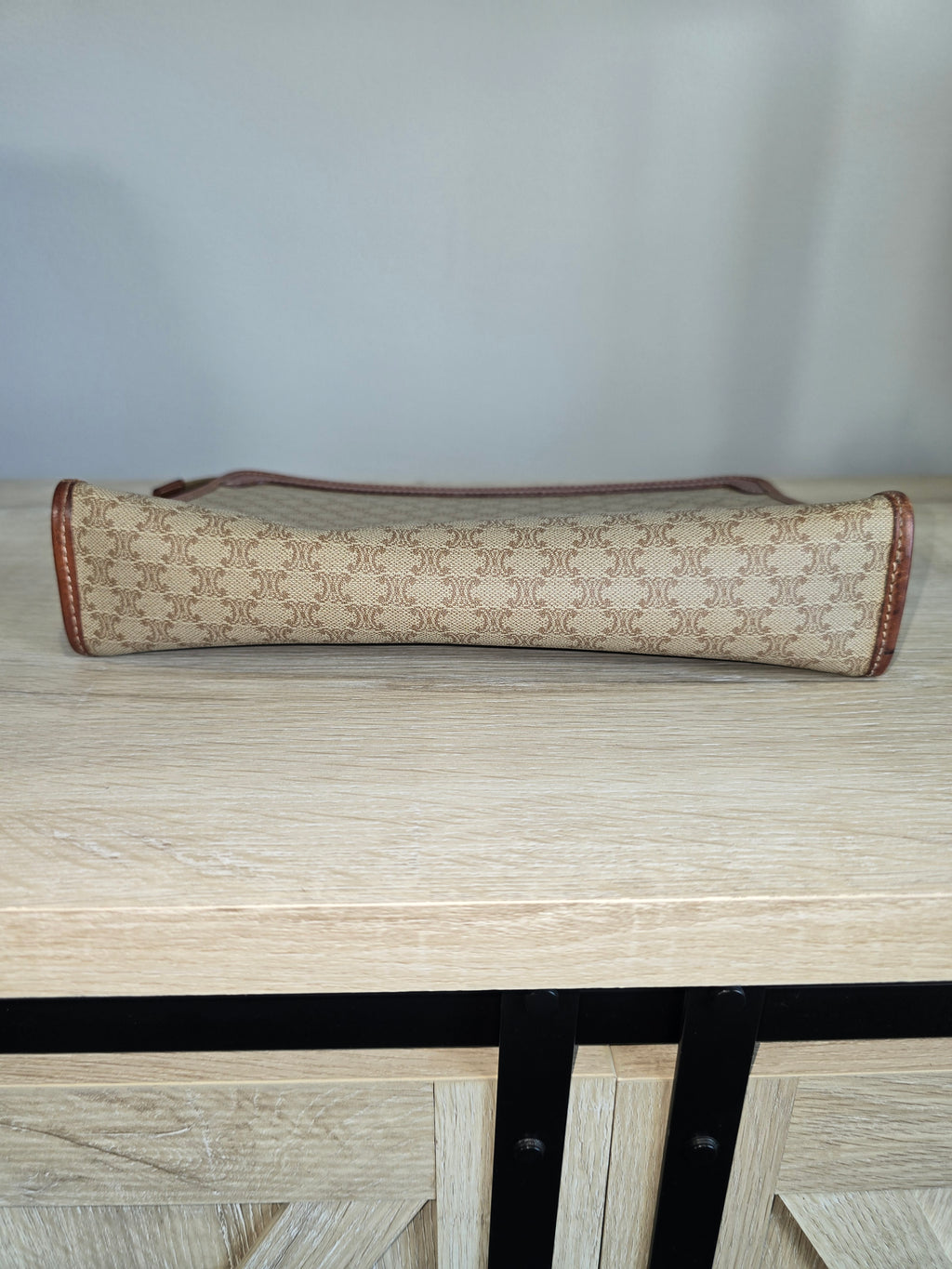 Céline Vintage Macadam Portfolio Clutch
