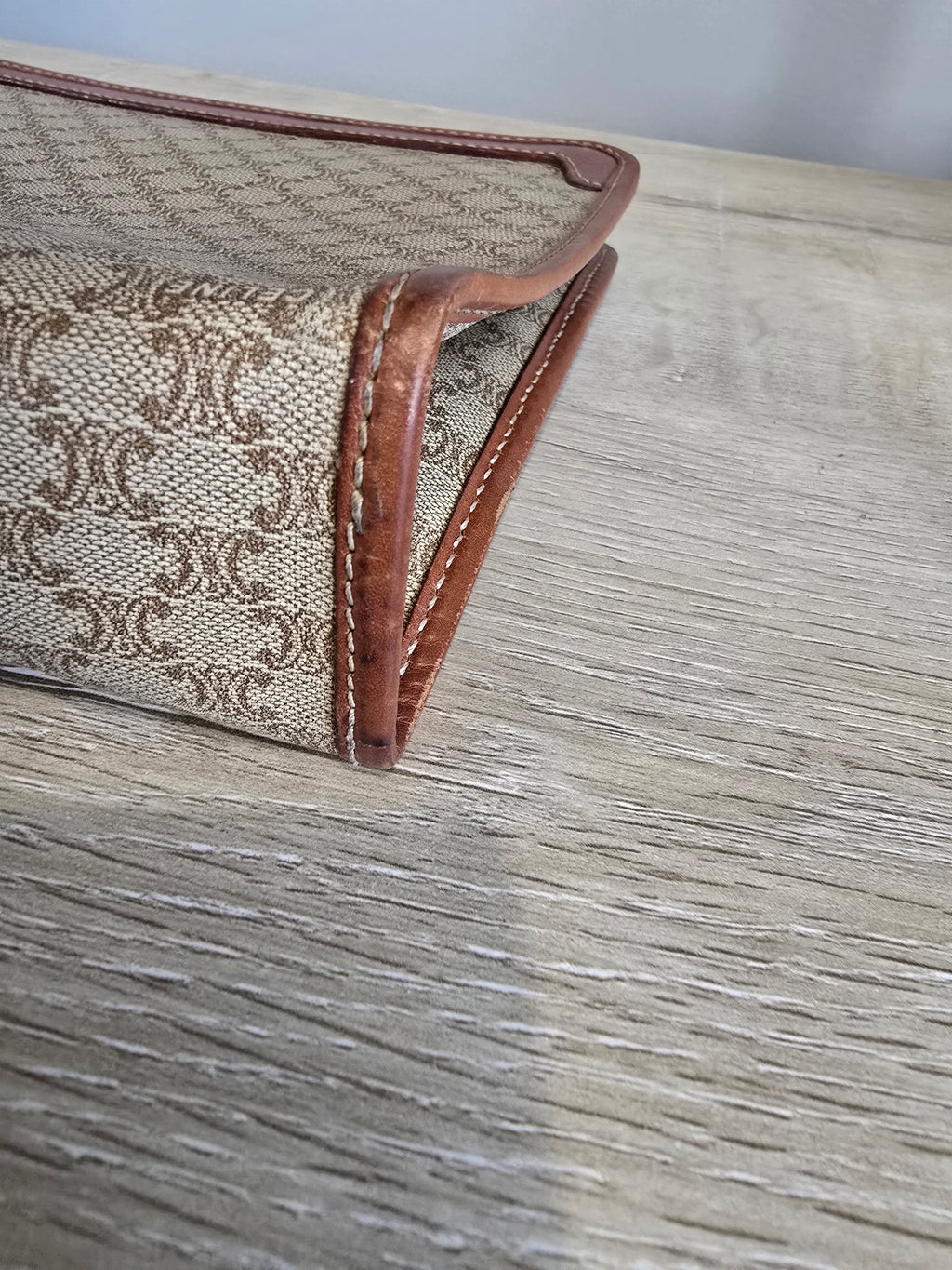 Céline Vintage Macadam Portfolio Clutch