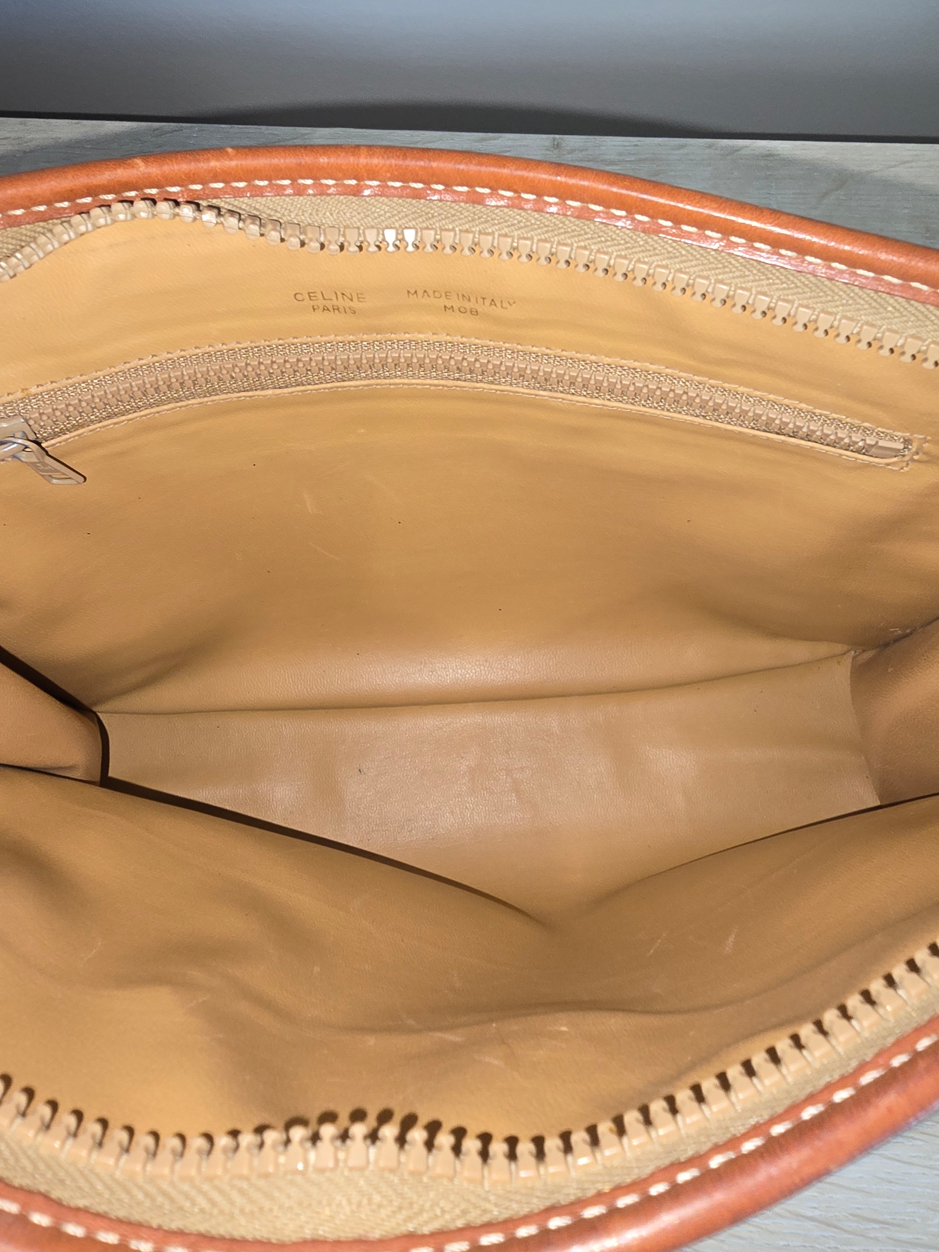 Céline Vintage Macadam Portfolio Clutch