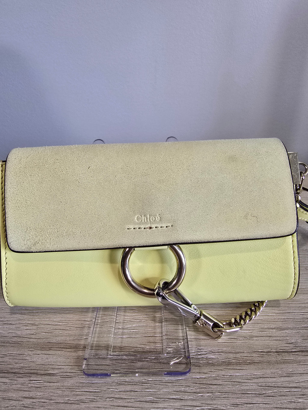 Chloé Faye Small Shoulder Bag — Lemonade Yellow