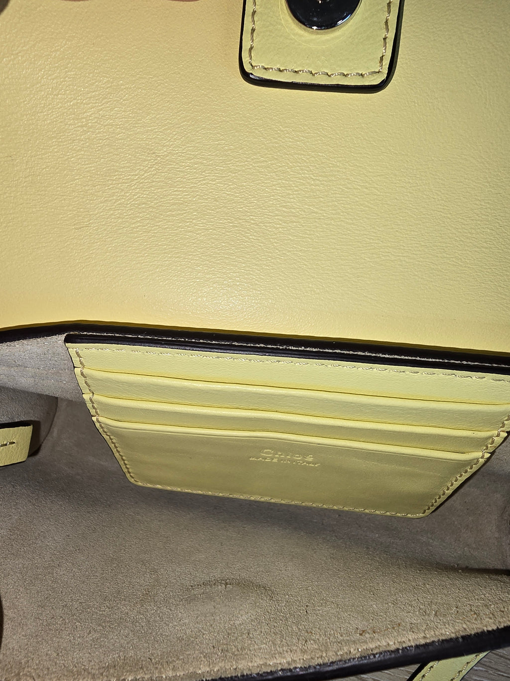 Chloé Faye Small Shoulder Bag — Lemonade Yellow