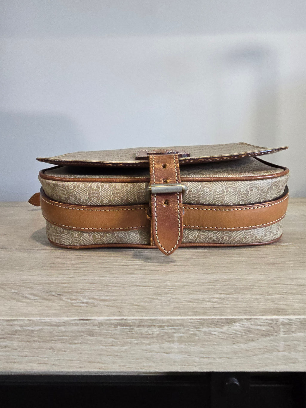 Celine Vintage Macadam Crossbody / Shoulder Bag