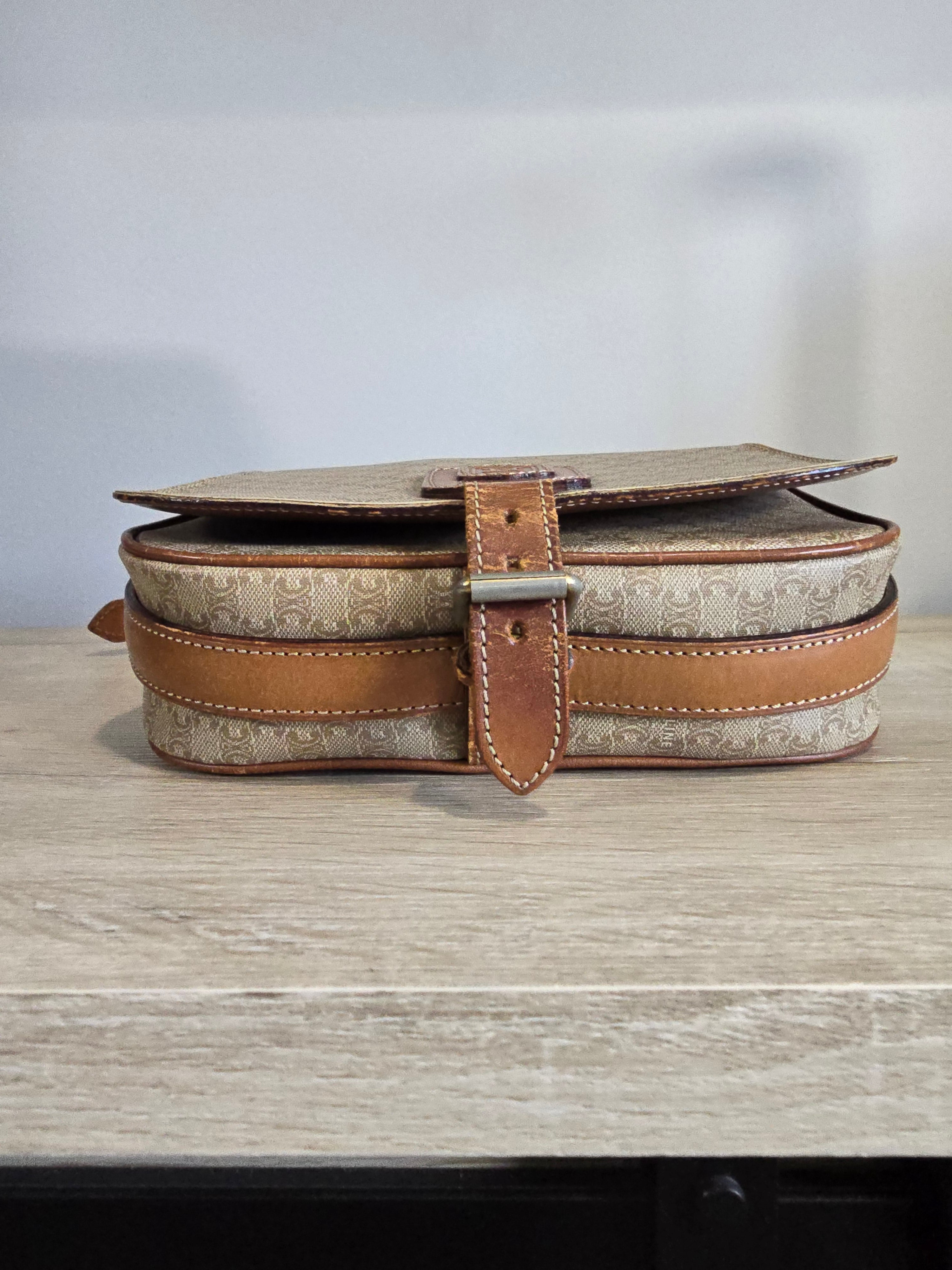 Celine Vintage Macadam Crossbody / Shoulder Bag
