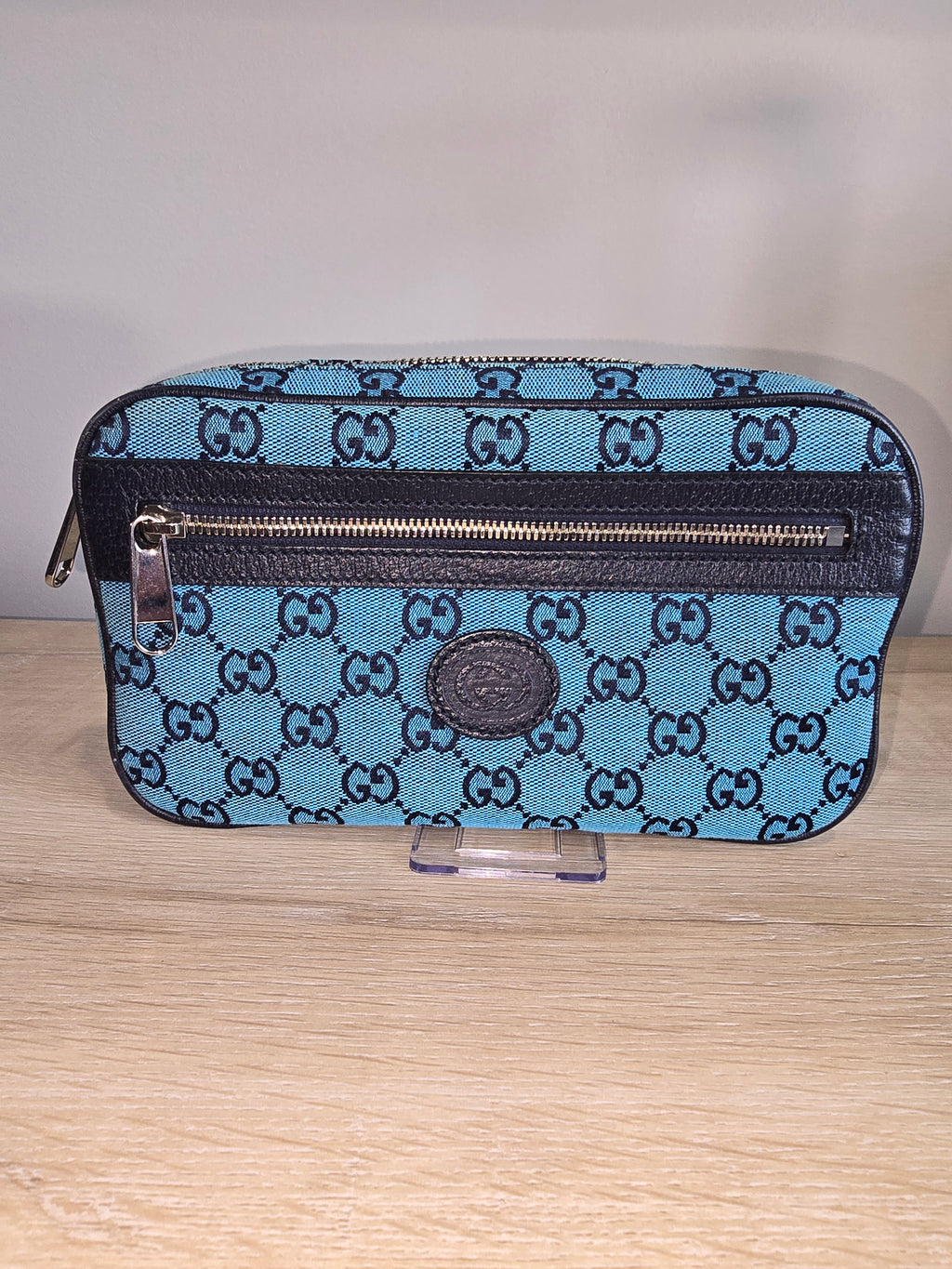 Gucci GG Canvas Belt Bag — Blue