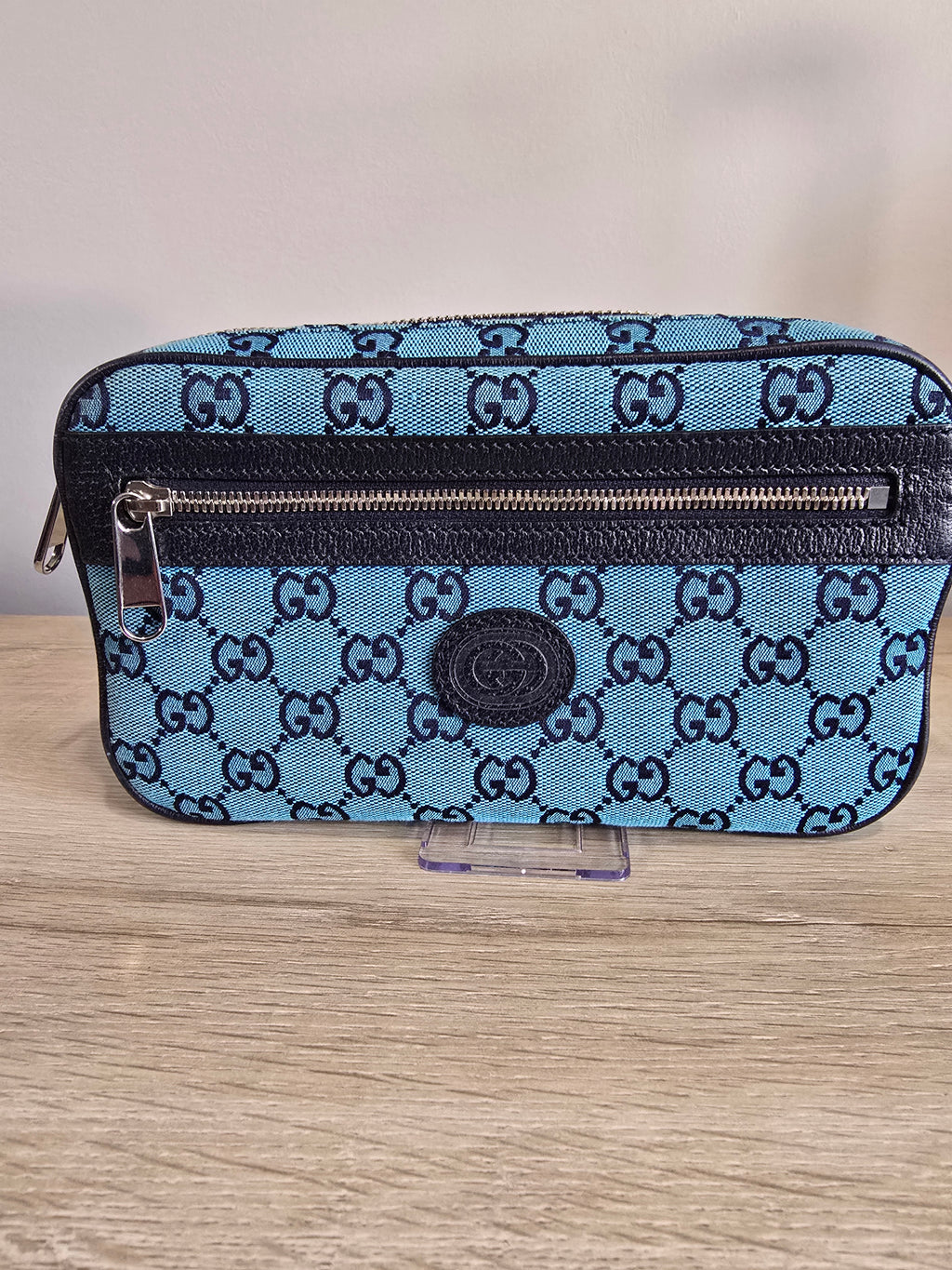 Gucci GG Canvas Belt Bag — Blue