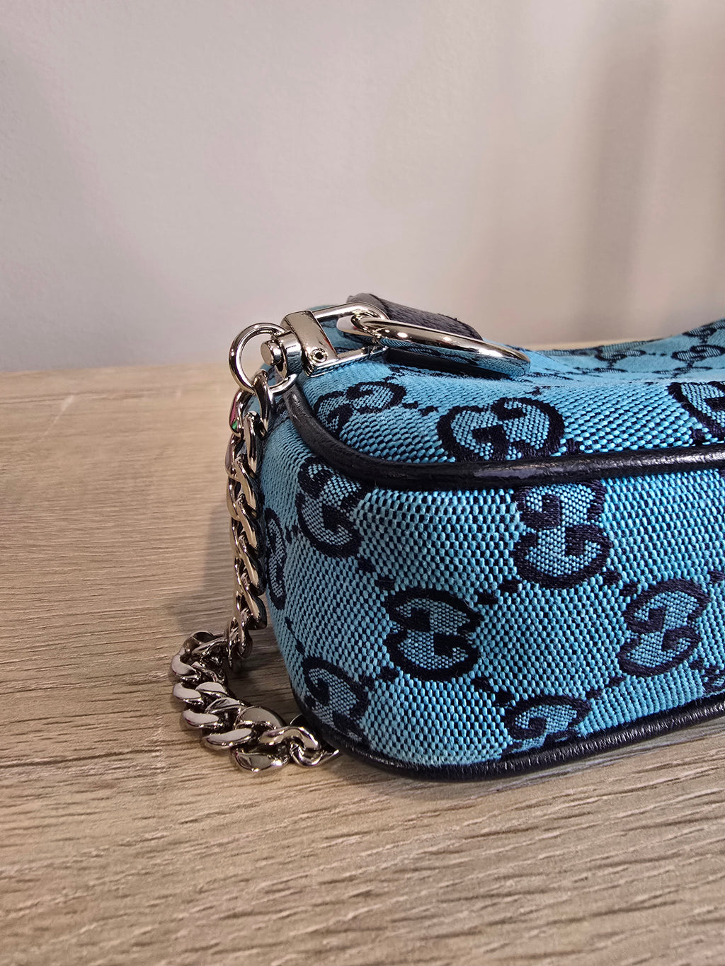 Gucci GG Canvas Belt Bag — Blue