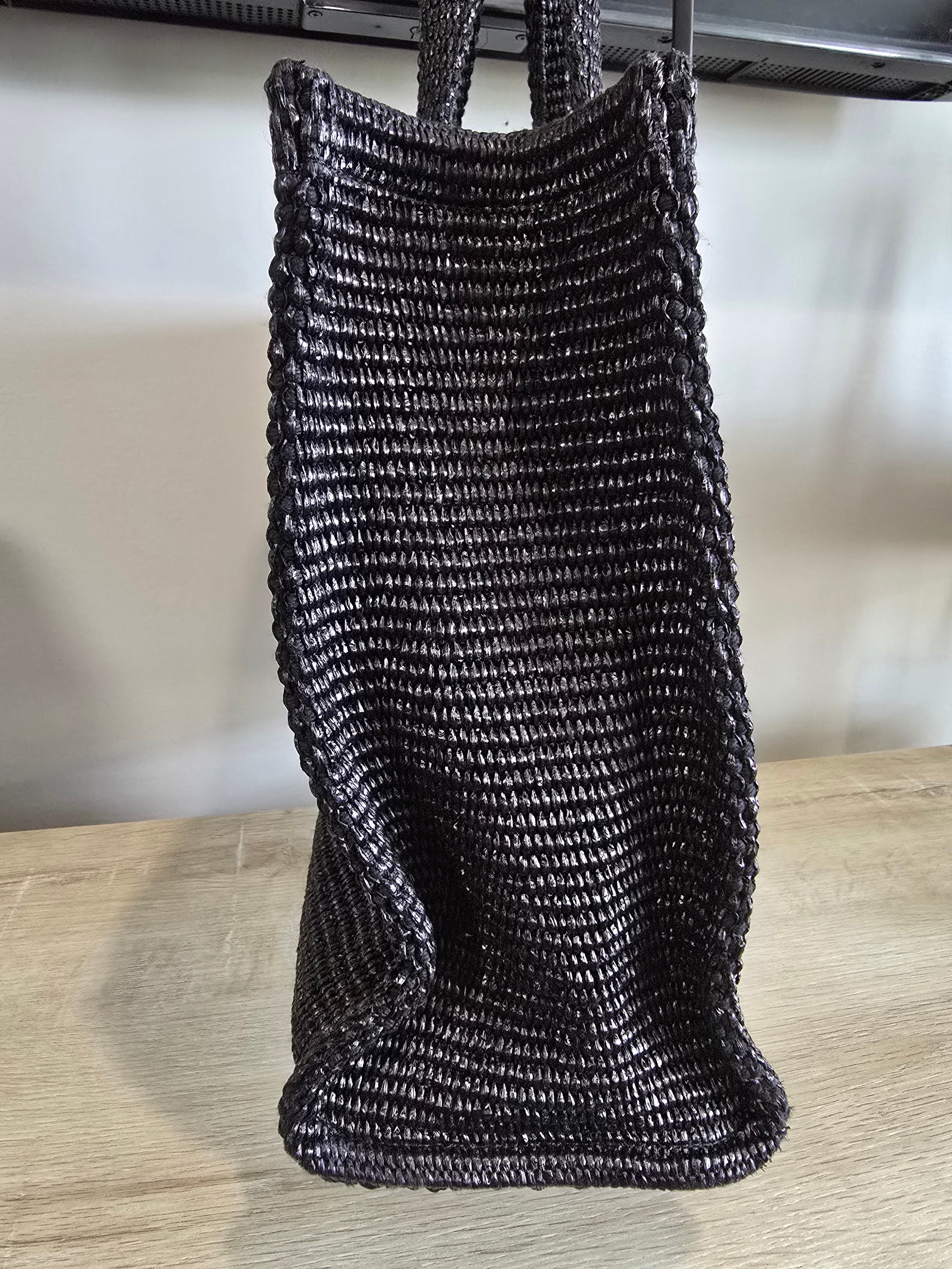 Givenchy Black Raffia G-Tote Bag