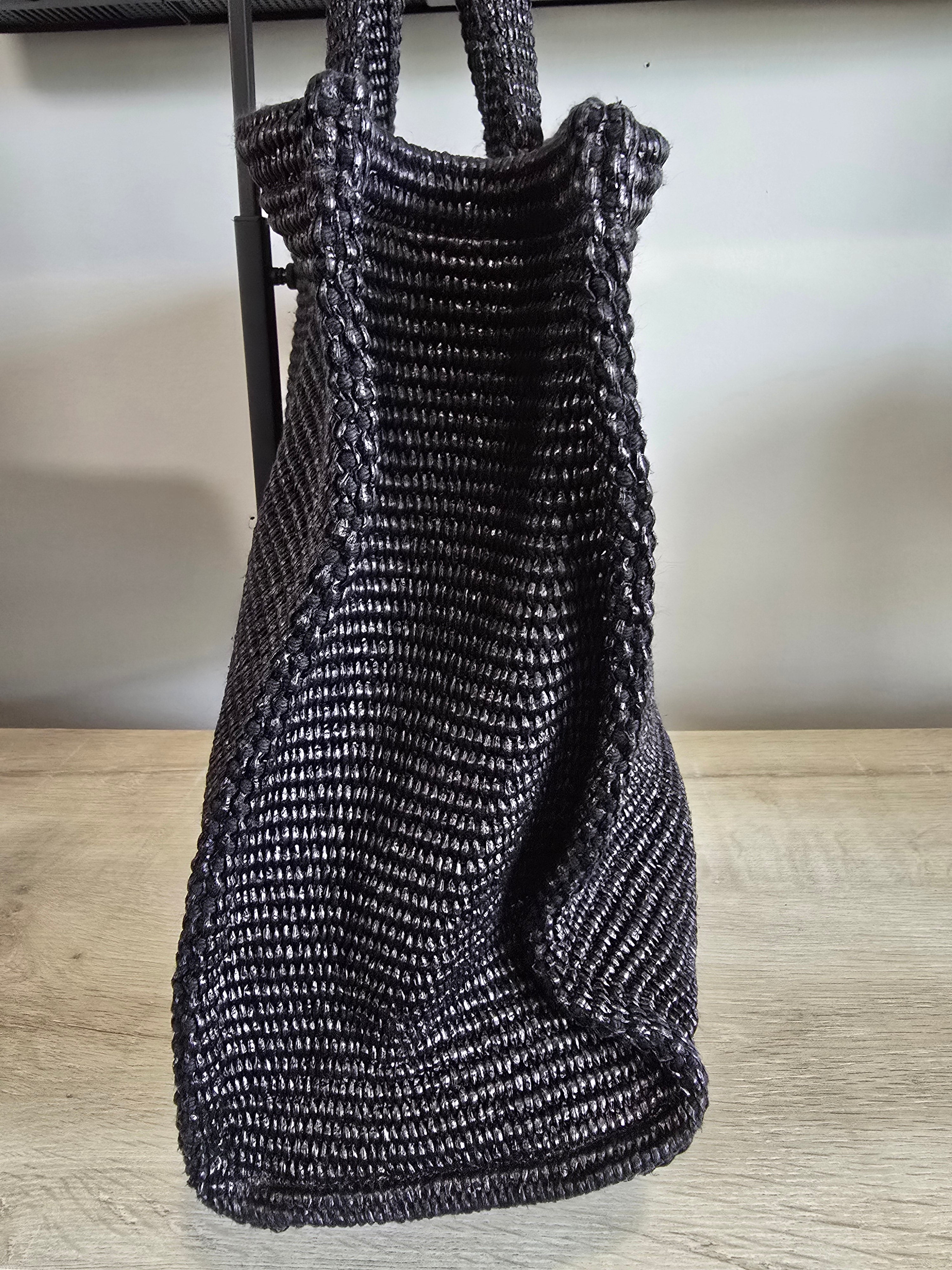 Givenchy Black Raffia G-Tote Bag