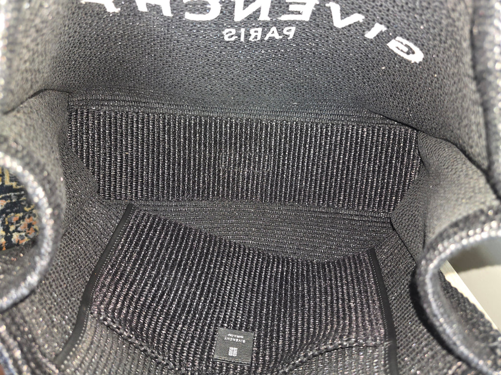 Givenchy Black Raffia G-Tote Bag
