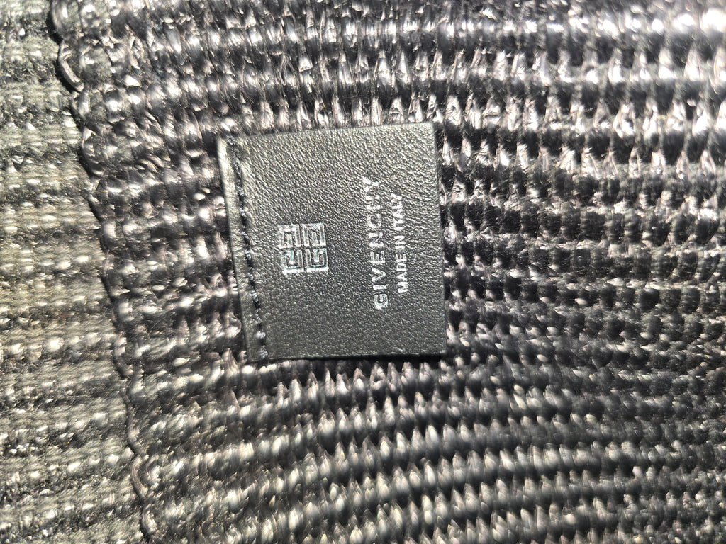 Givenchy Black Raffia G-Tote Bag