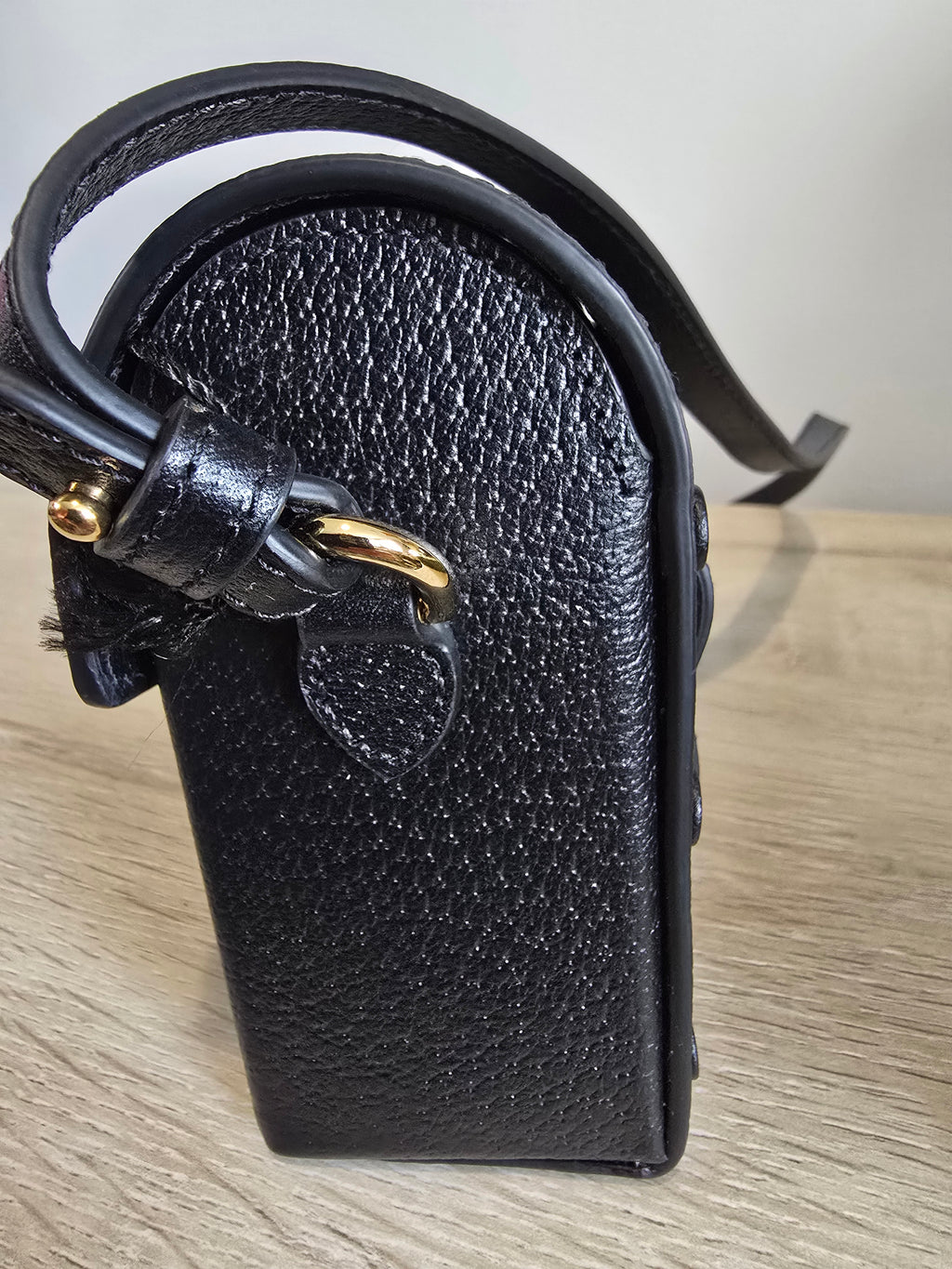 Gucci 1955 Horsebit Shoulder Bag — Black
