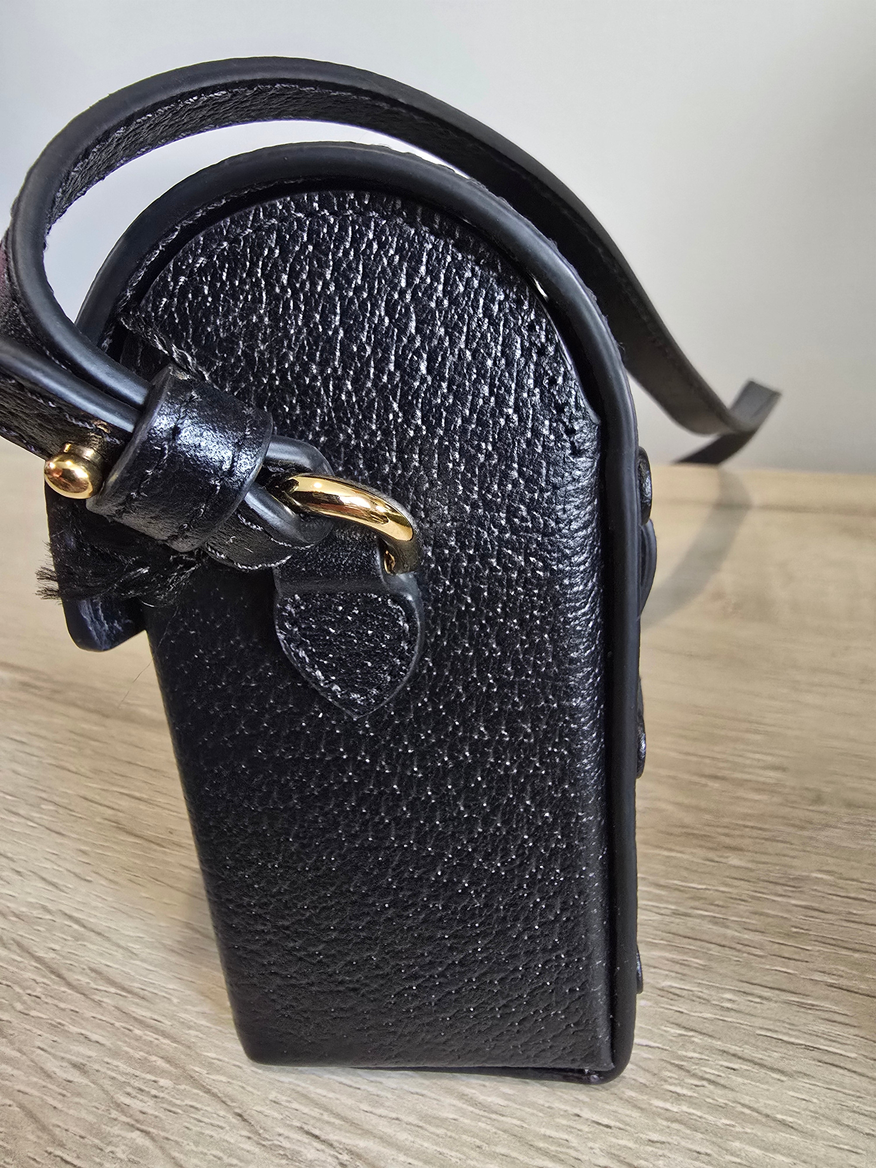 Gucci 1955 Horsebit Shoulder Bag — Black
