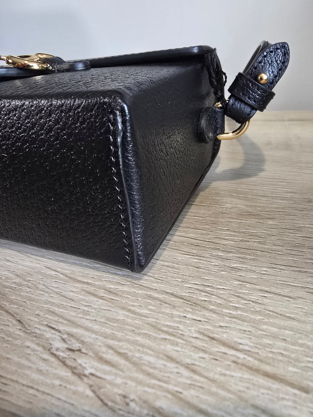 Gucci 1955 Horsebit Shoulder Bag — Black