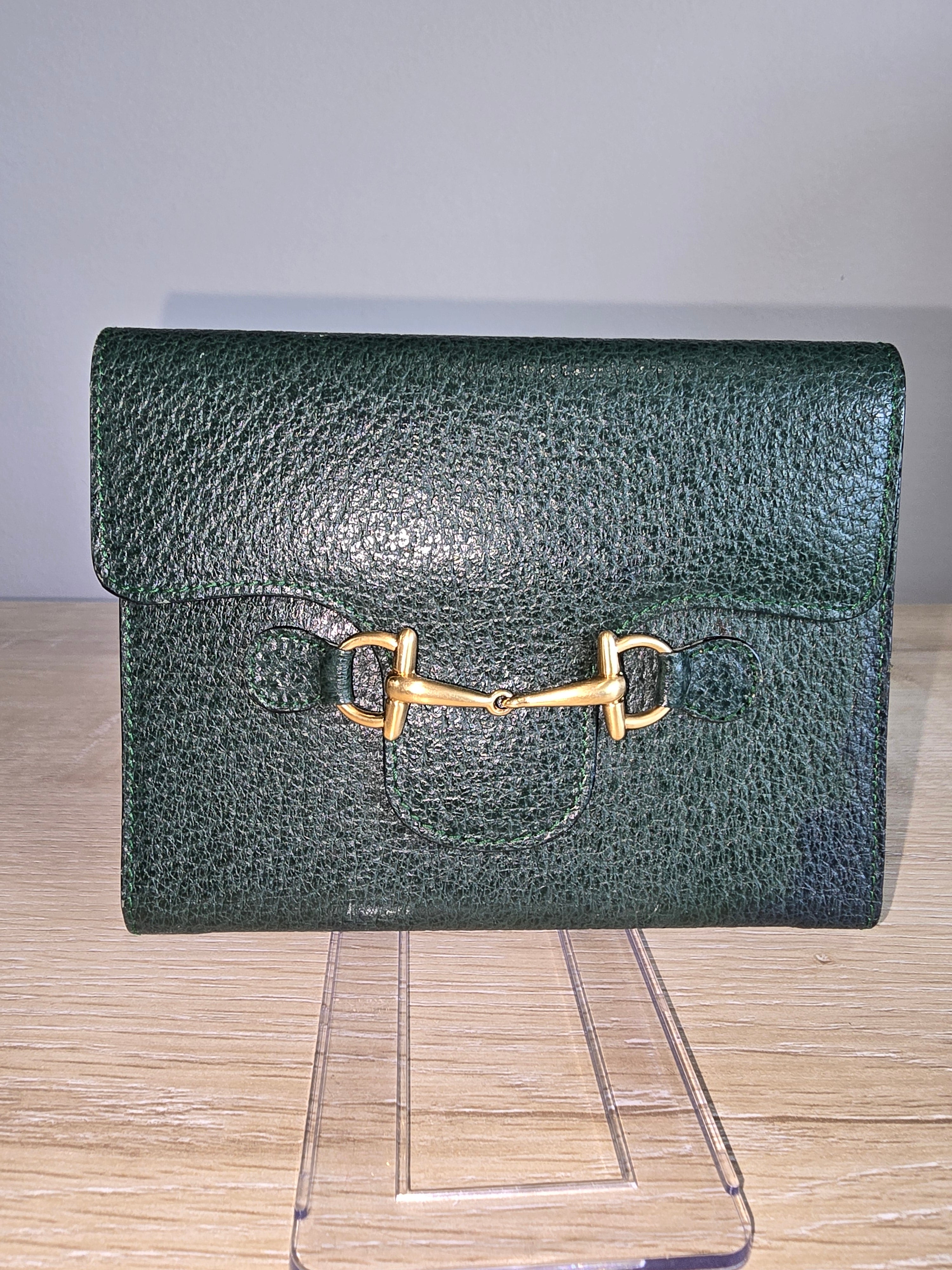 Gucci Jackie Agenda Notebook — Dark Green