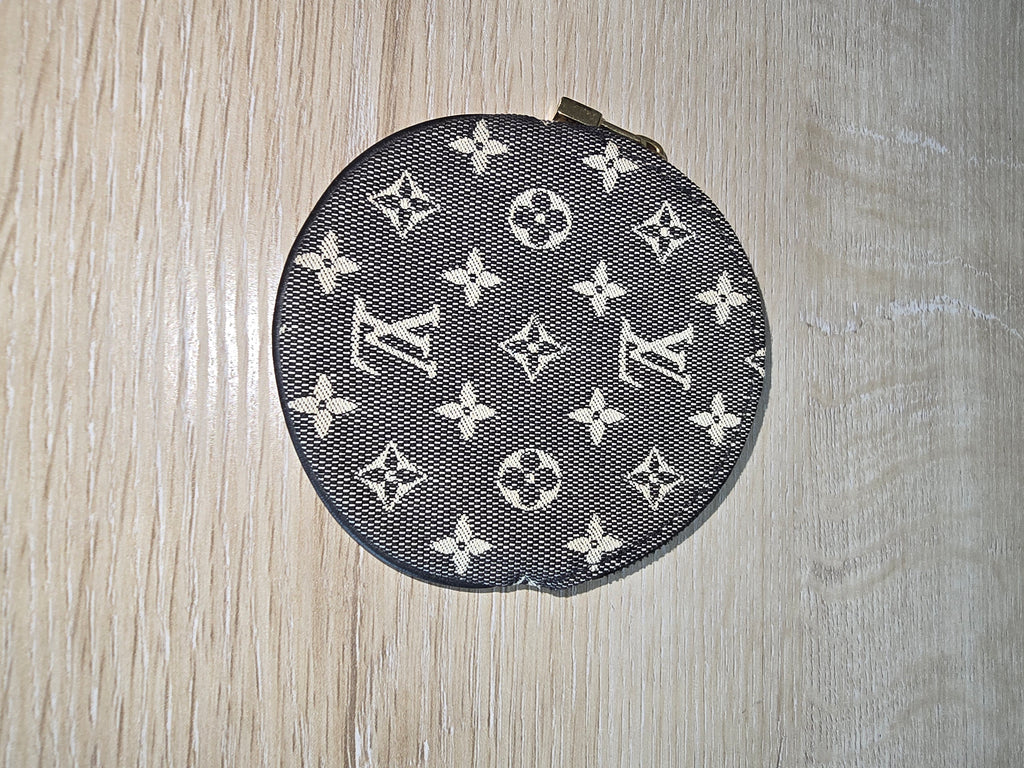 Louis Vuitton Monogram Mini Lin Round Coin Purse