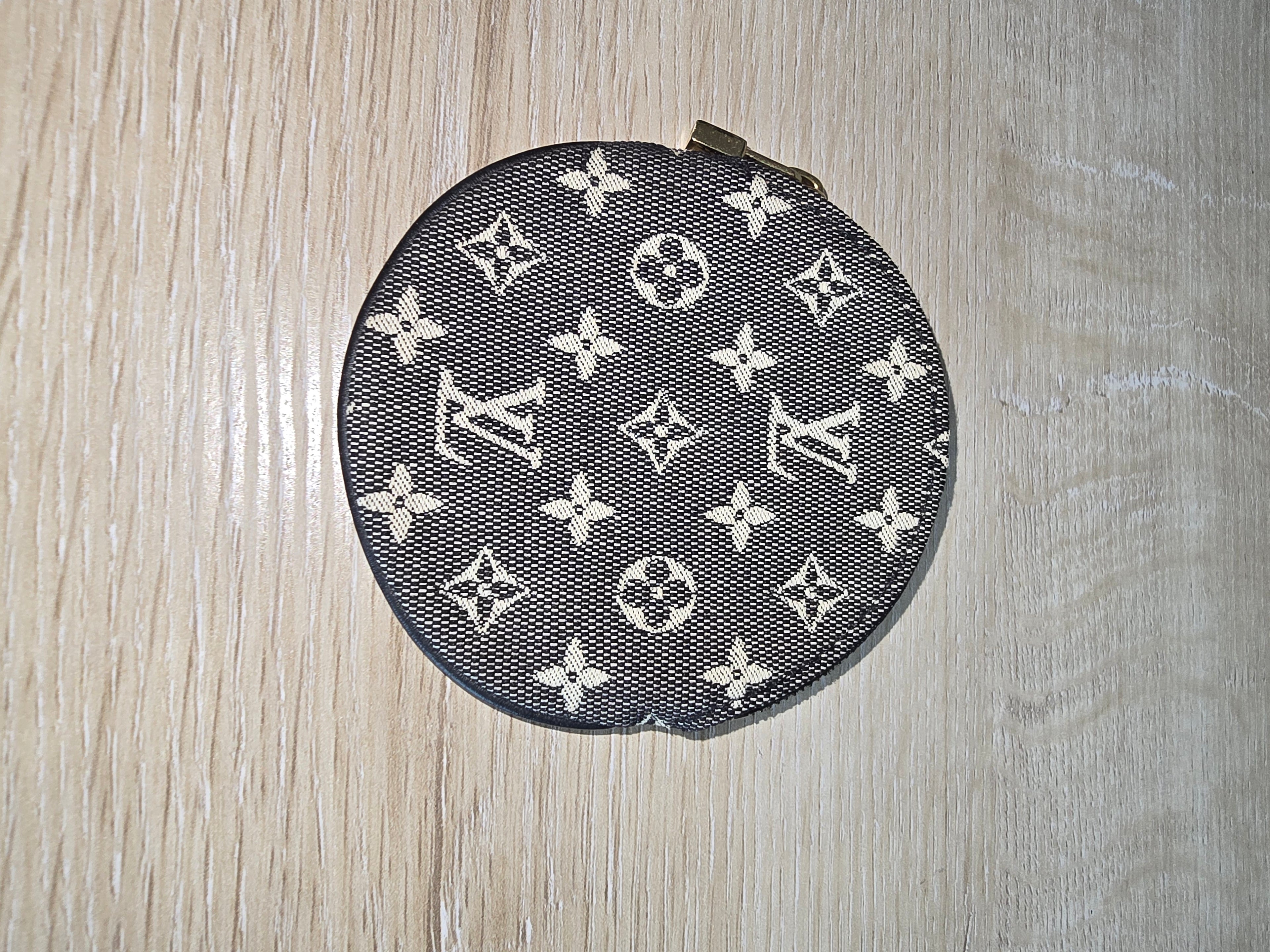 Louis Vuitton Monogram Mini Lin Round Coin Purse
