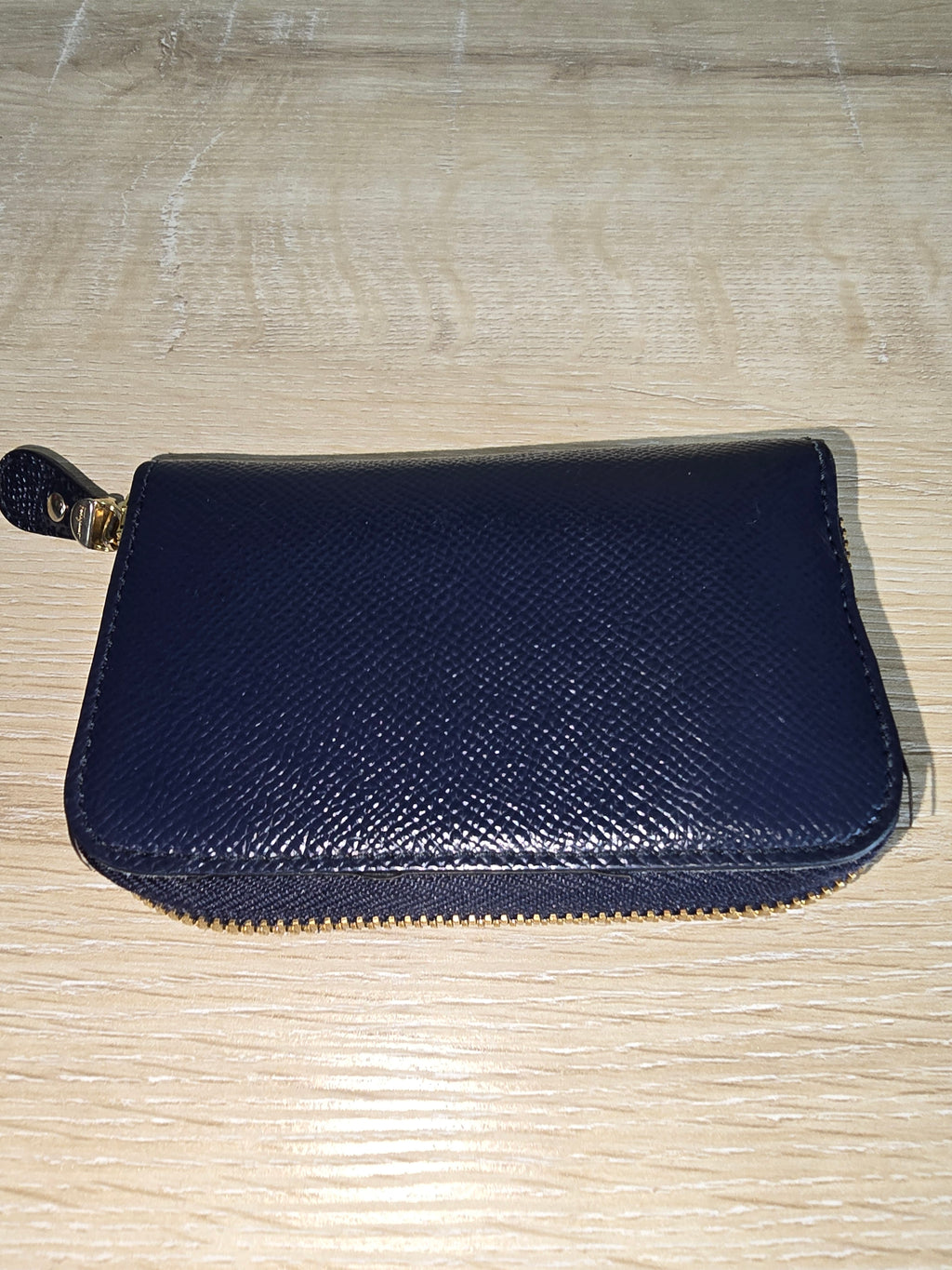 Salvatore Ferragamo Gancini Pouch — Navy Blue
