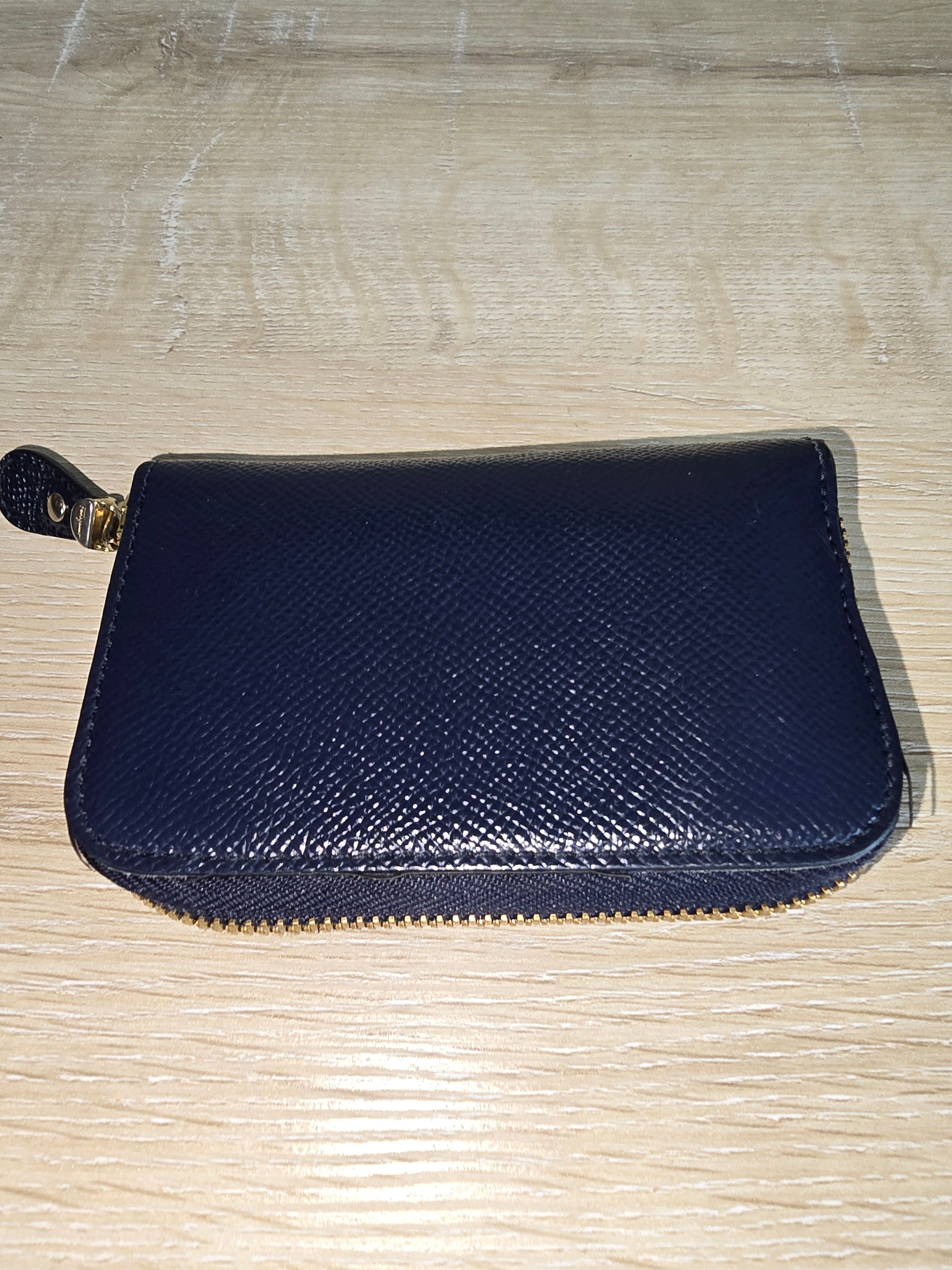 Salvatore Ferragamo Gancini Pouch — Navy Blue