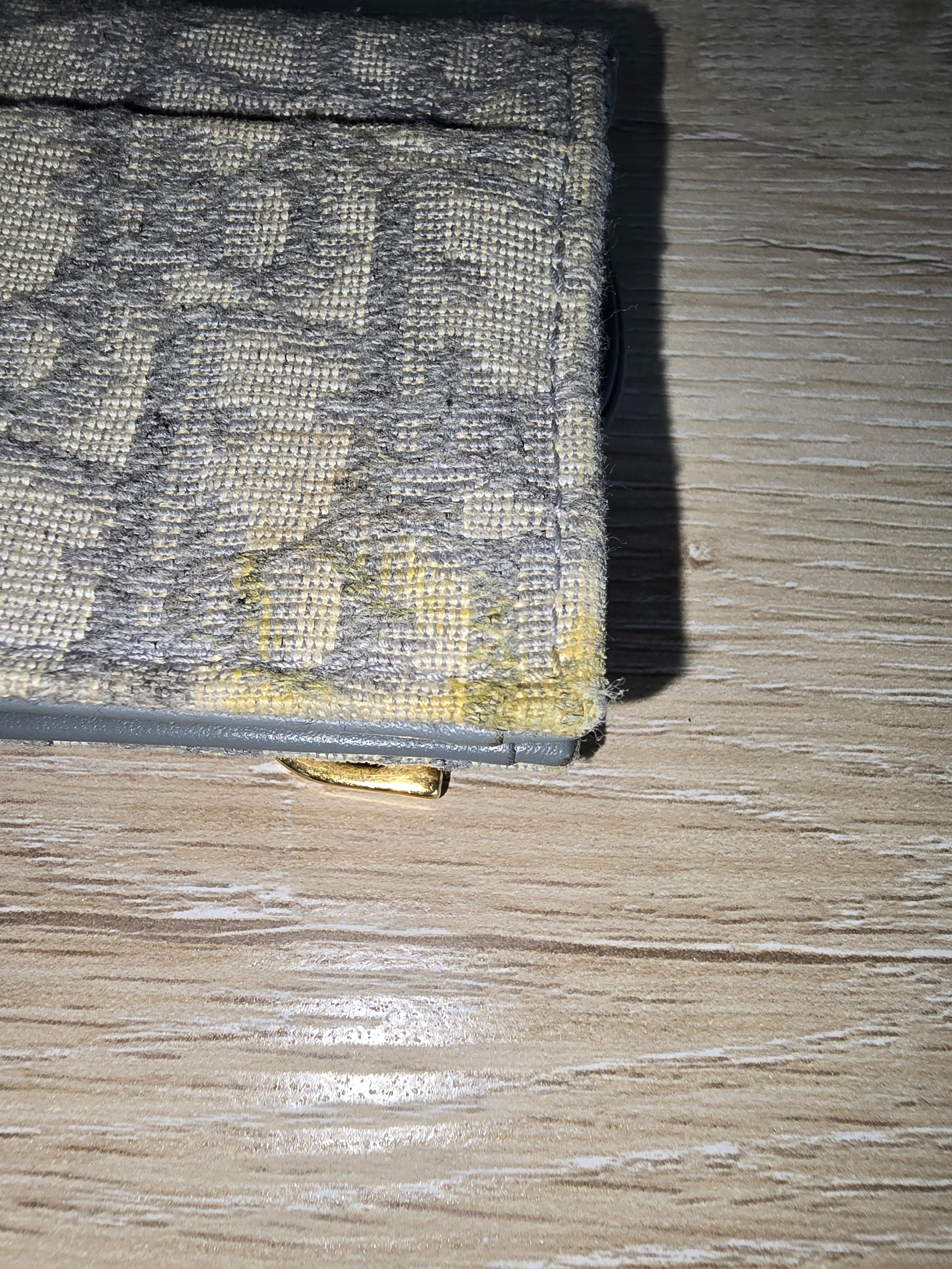 Christian Dior Canvas Saddle Wallet