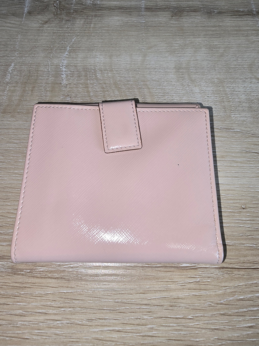 Salvatore Ferragamo Gancini Leather Coin Purse — Blush Pink