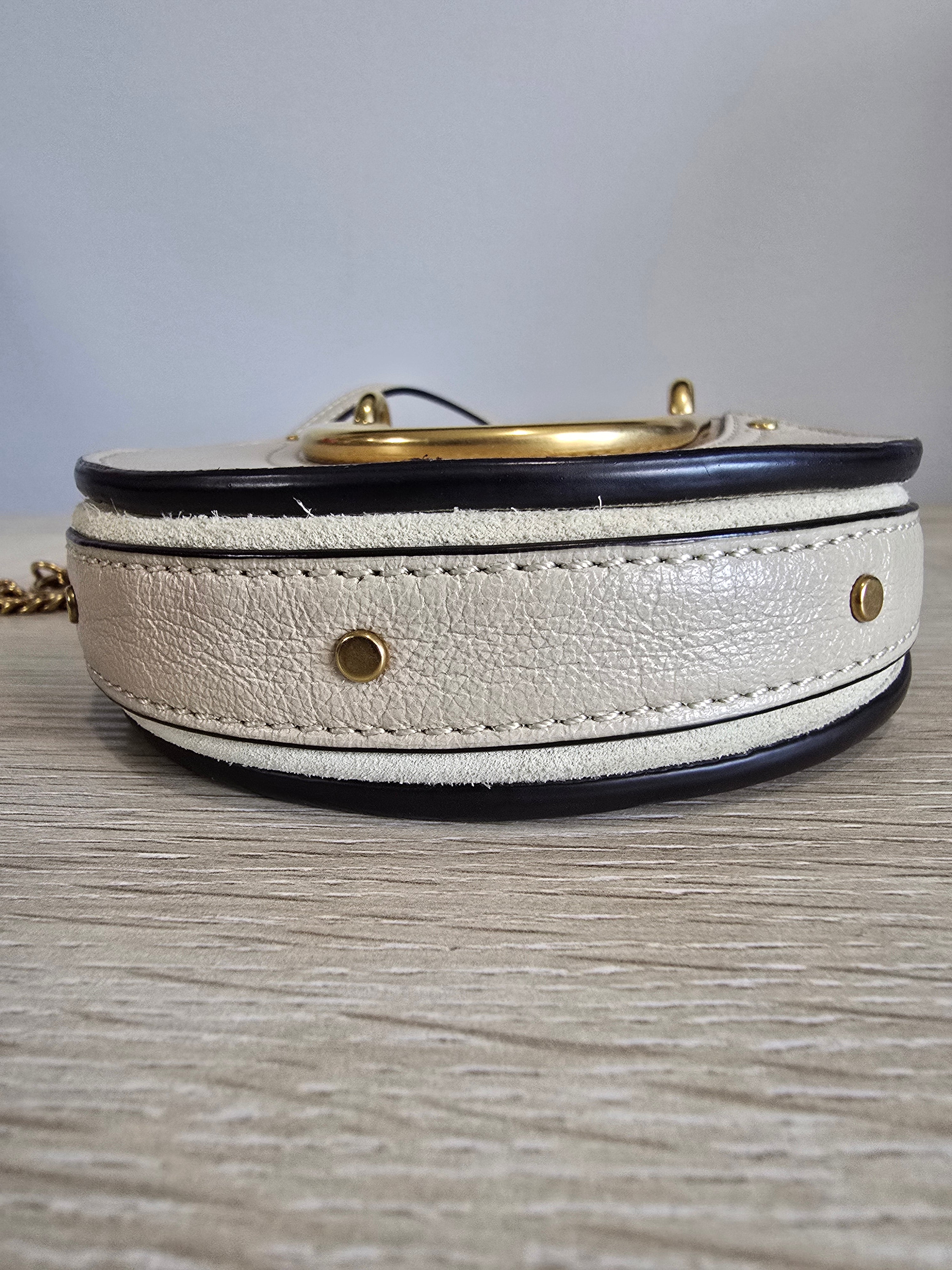 Chloé Mini Pixie Crossbody — Beige / Gold Hardware