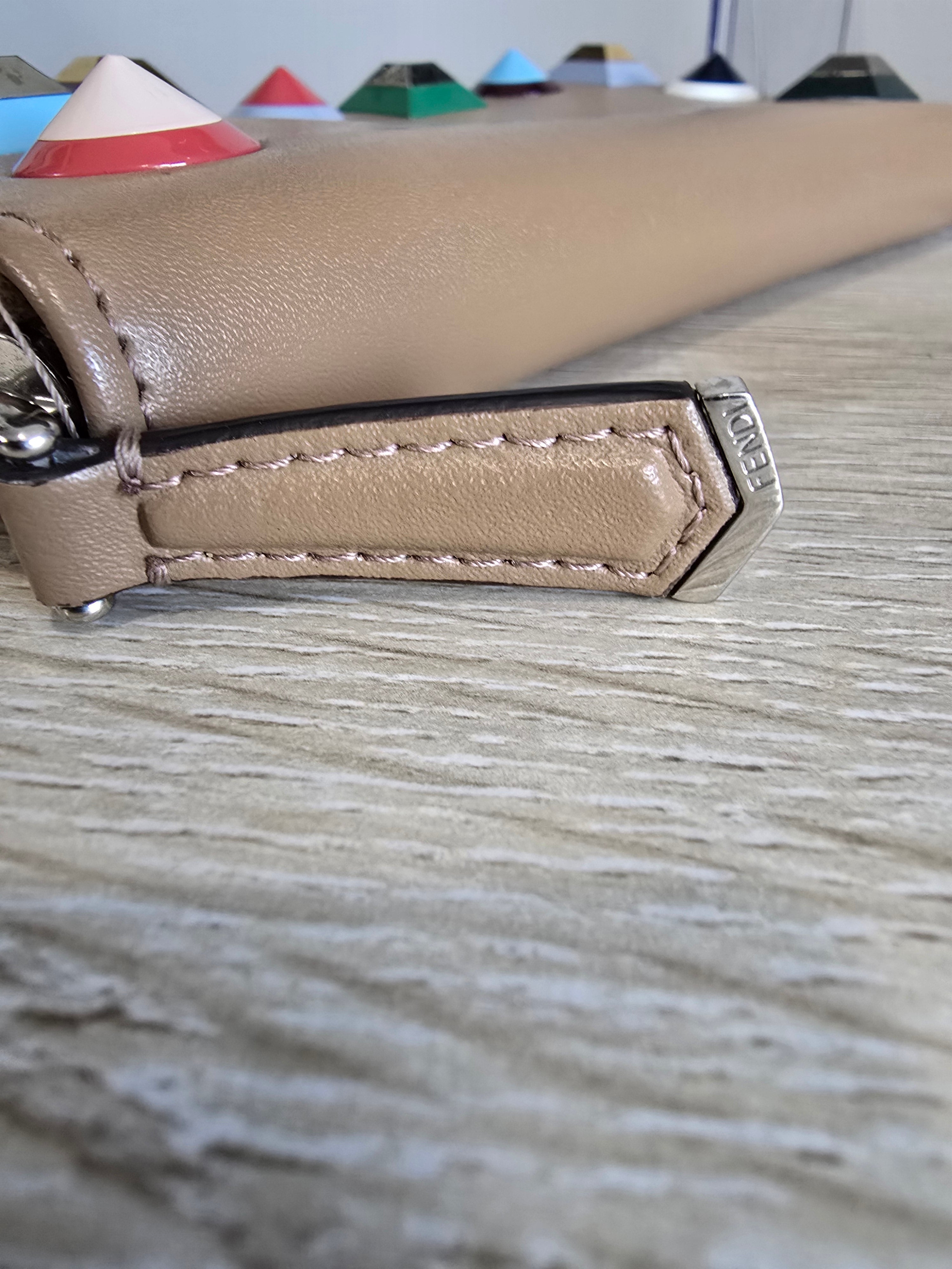Fendi Rainbow Studs Long Wallet
