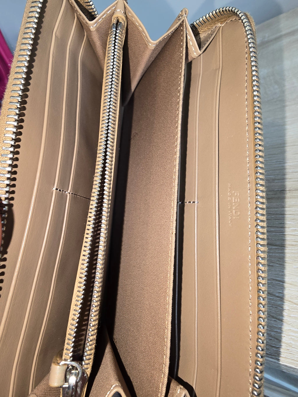 Fendi Rainbow Studs Long Wallet