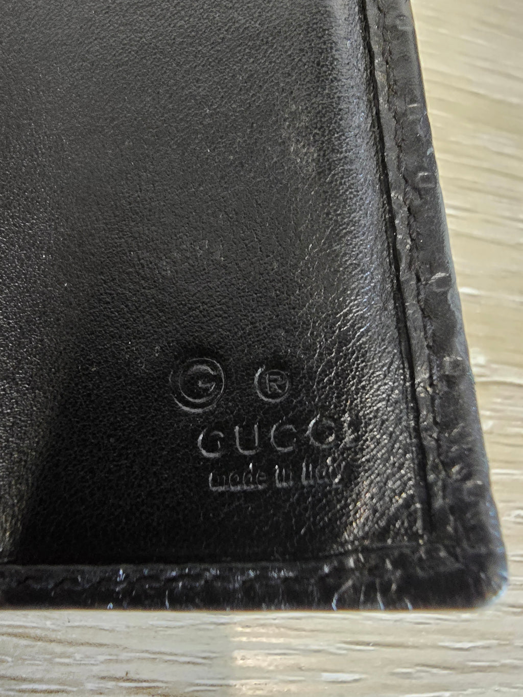Gucci Microguccissima Leather Wallet — Black