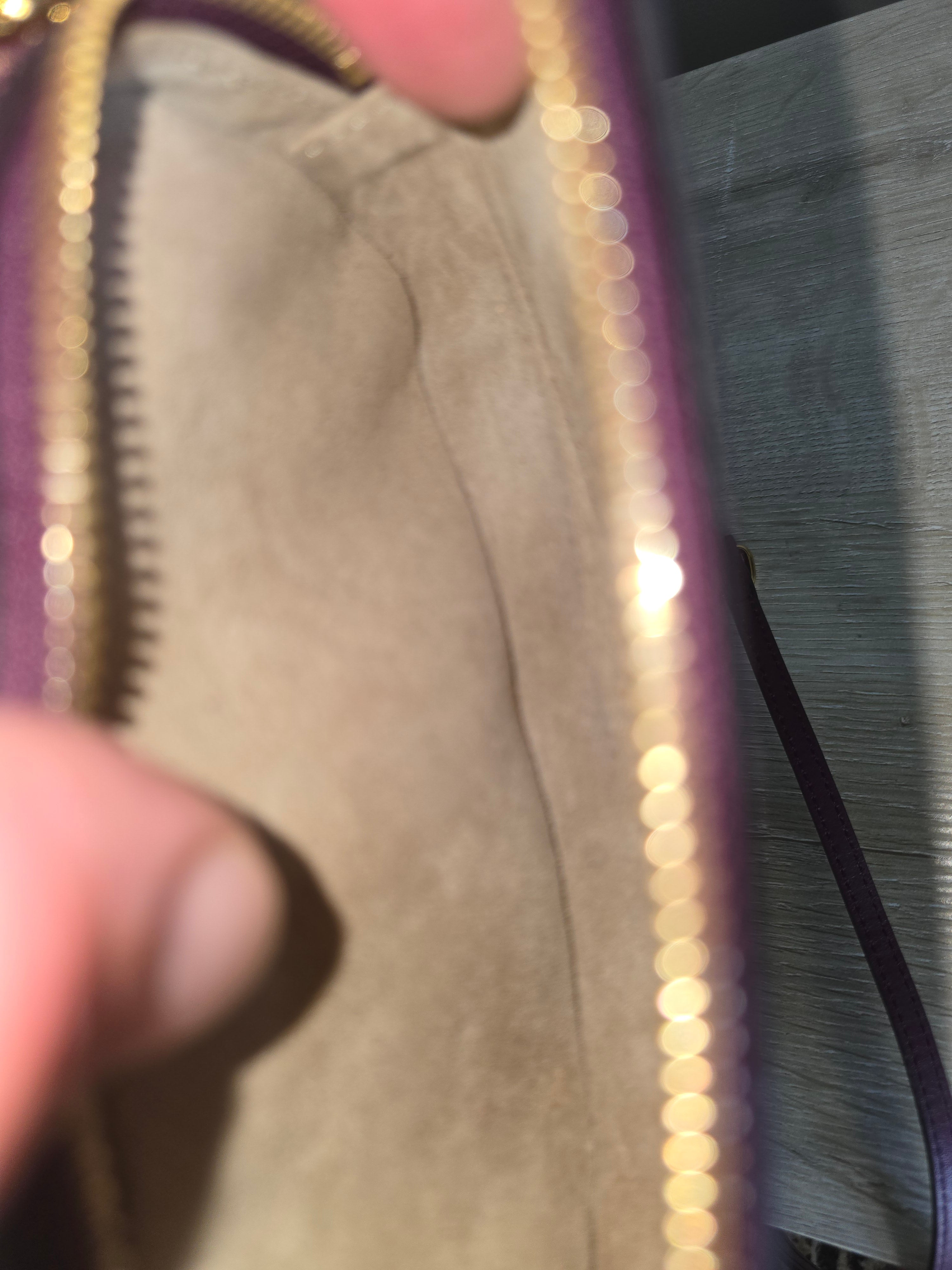 Chloé Calfskin Crocodile Embossed Mini C Vanity