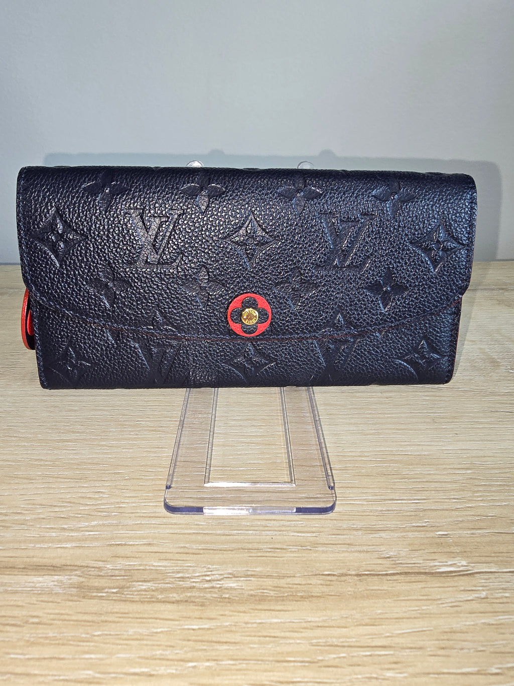 Louis Vuitton Emilie Wallet — Monogram Empreinte / Navy Blue
