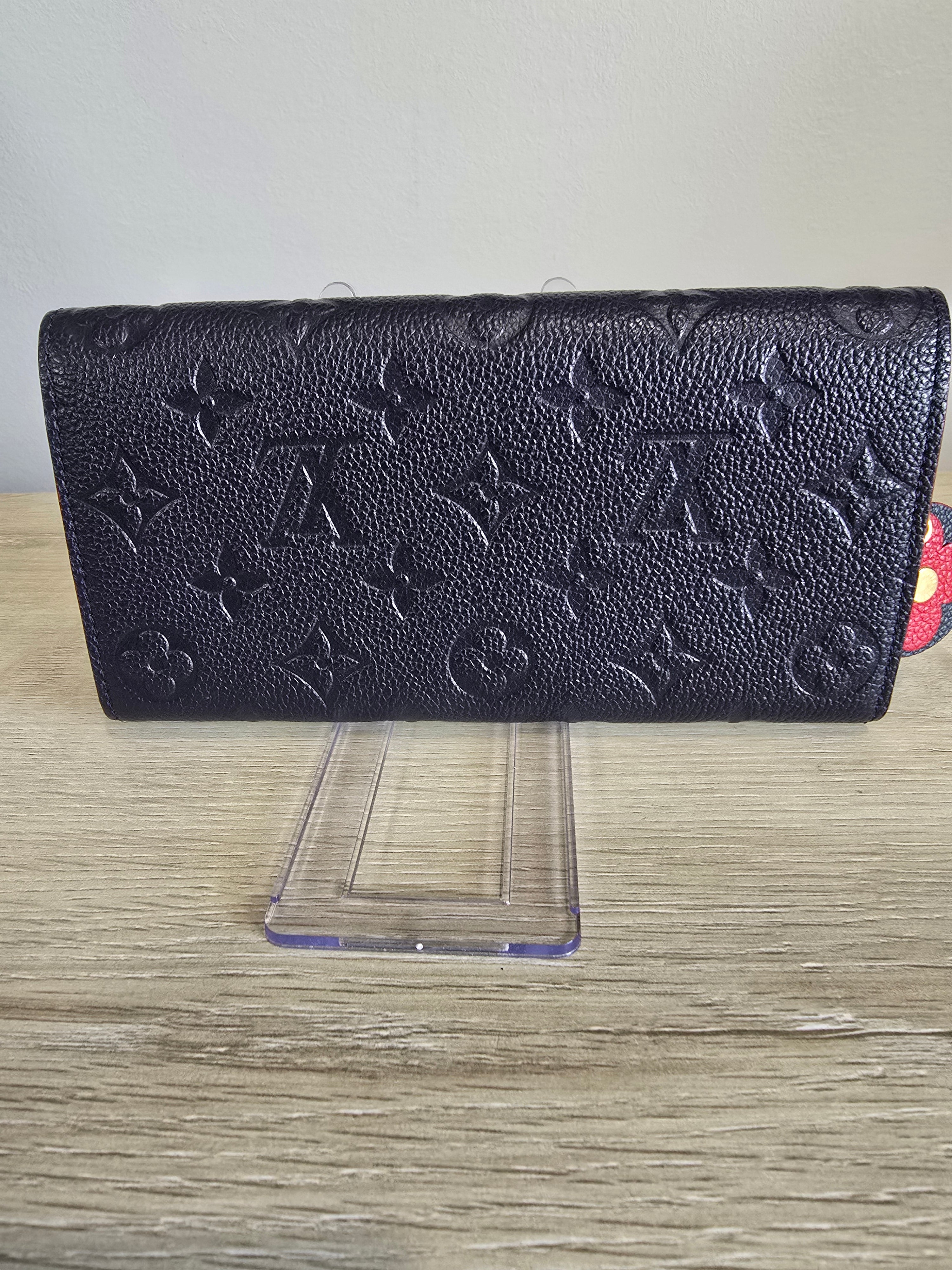 Louis Vuitton Emilie Wallet — Monogram Empreinte / Navy Blue