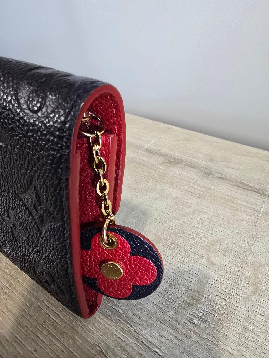 Louis Vuitton Emilie Wallet — Monogram Empreinte / Navy Blue