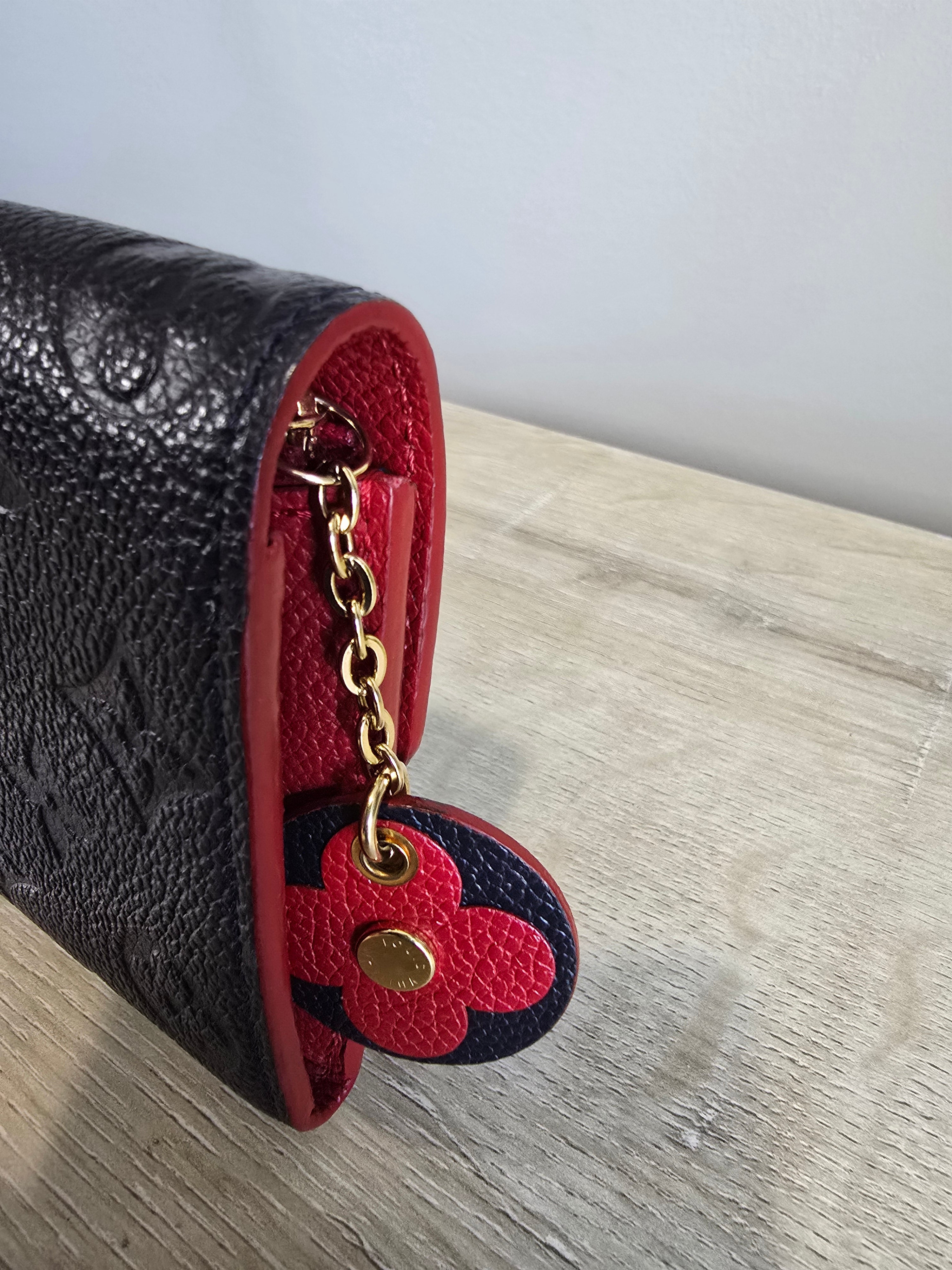 Louis Vuitton Emilie Wallet — Monogram Empreinte / Navy Blue