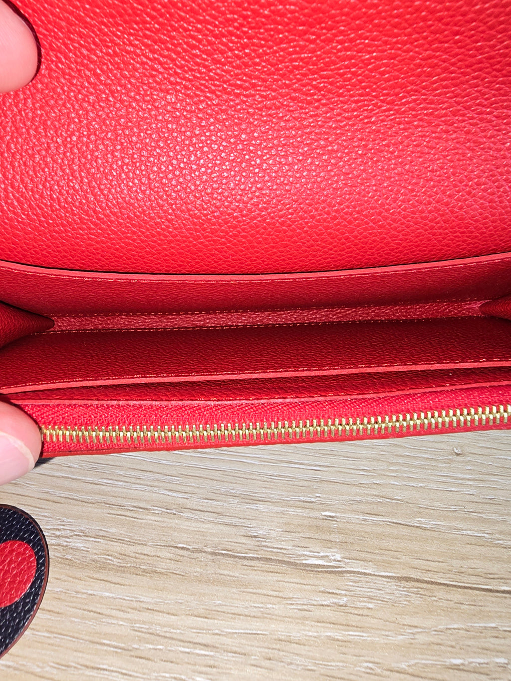 Louis Vuitton Emilie Wallet — Monogram Empreinte / Navy Blue